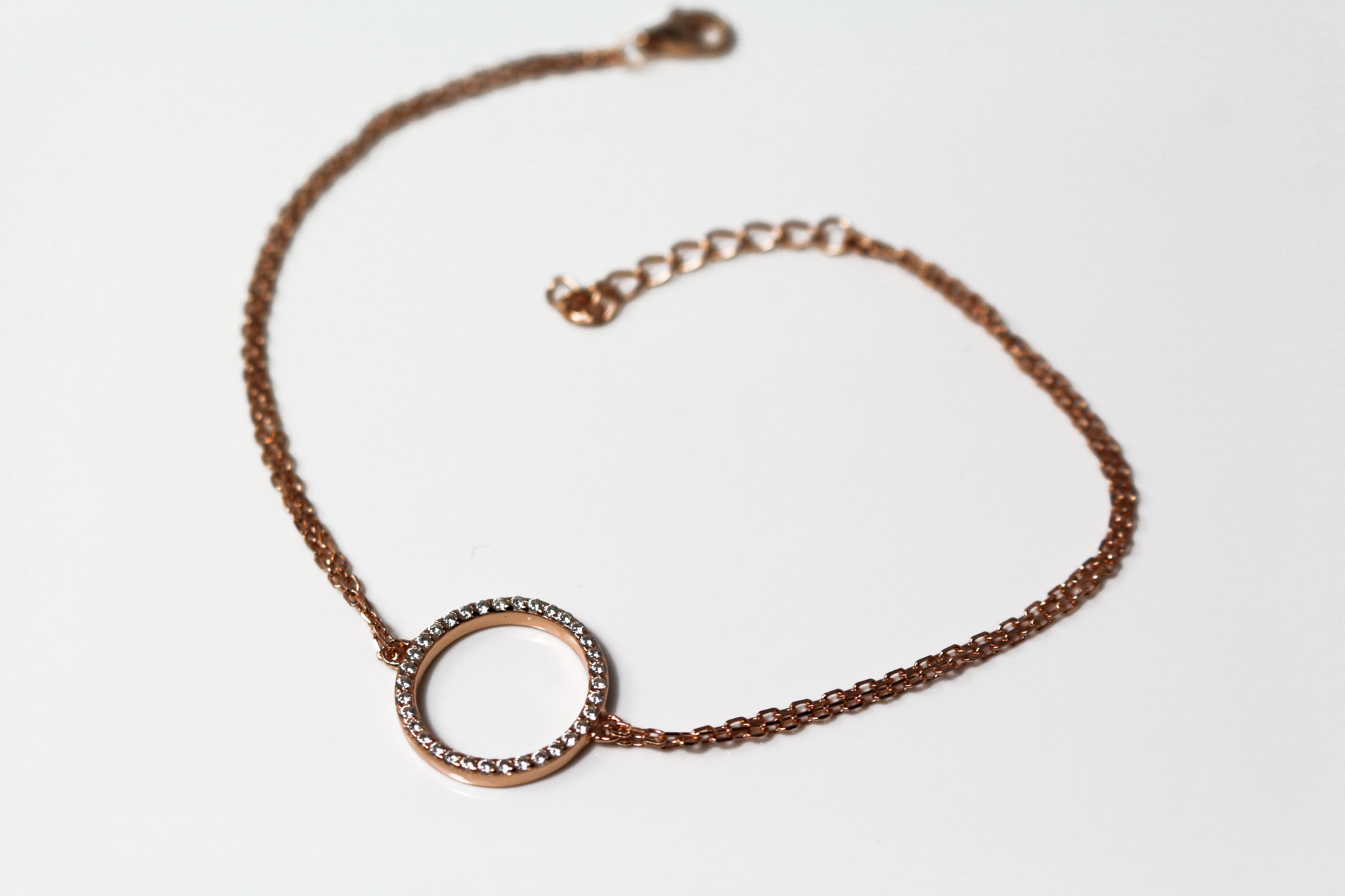 Armkettchen Kreis offen rosé Armkettchen Kreis offen rosé