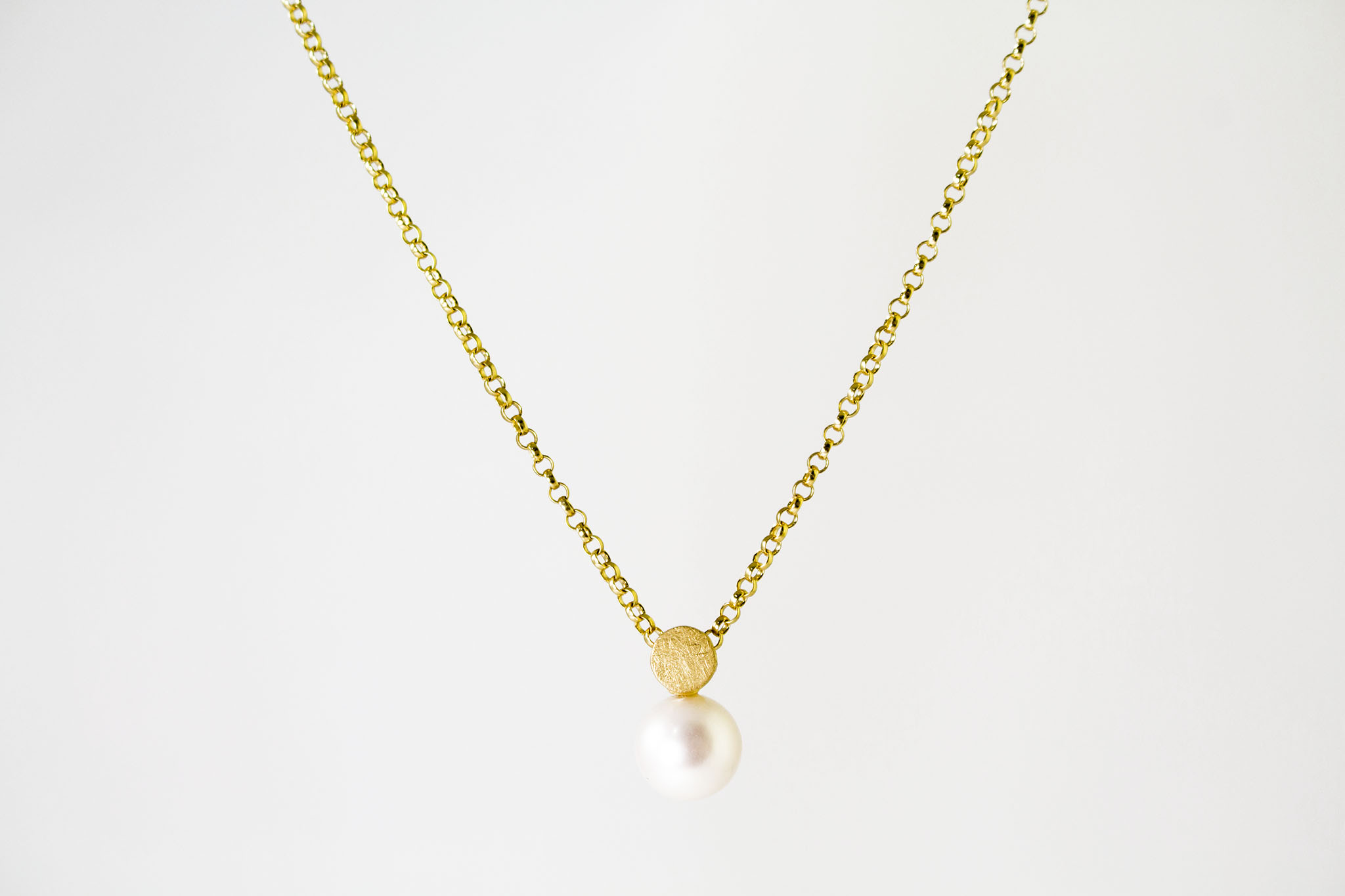 Collier Perle vergoldet Collier Perle vergoldet
