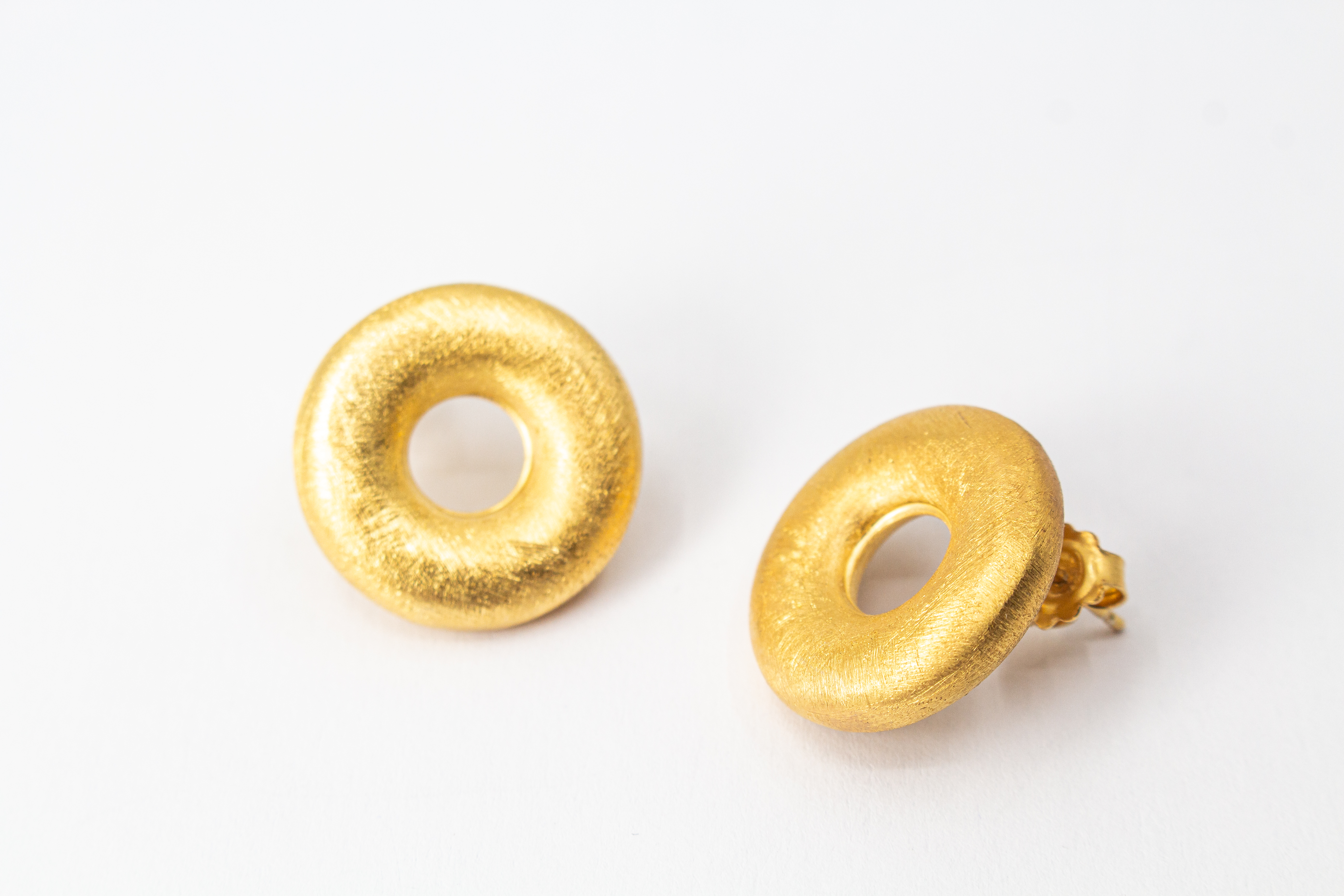 Ohrstecker "Moon" eismatt von Diva Gioielli