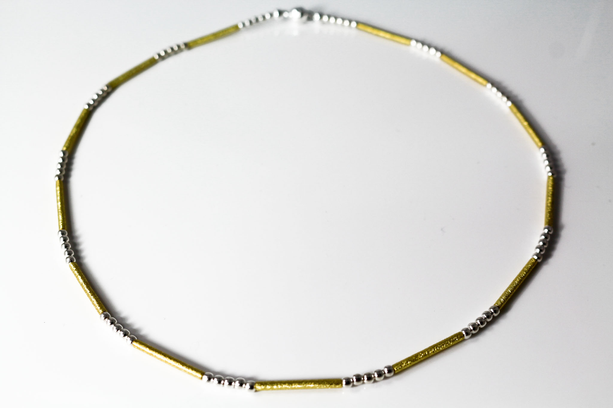 Collier Stäbchen vergoldet Collier Stäbchen vergoldet