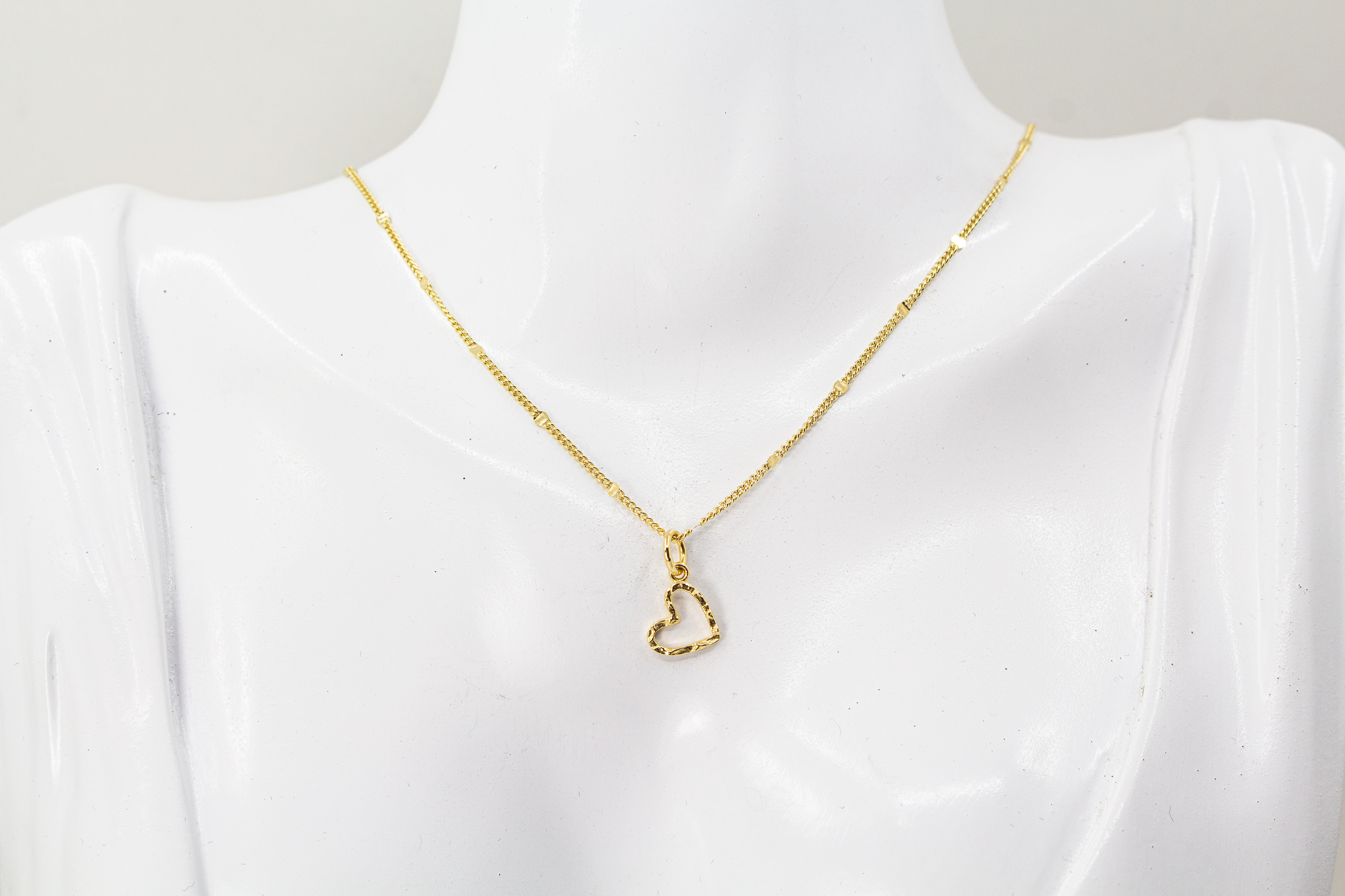 Herzanhänger kaufen - vergoldeten Schmuck kaufen