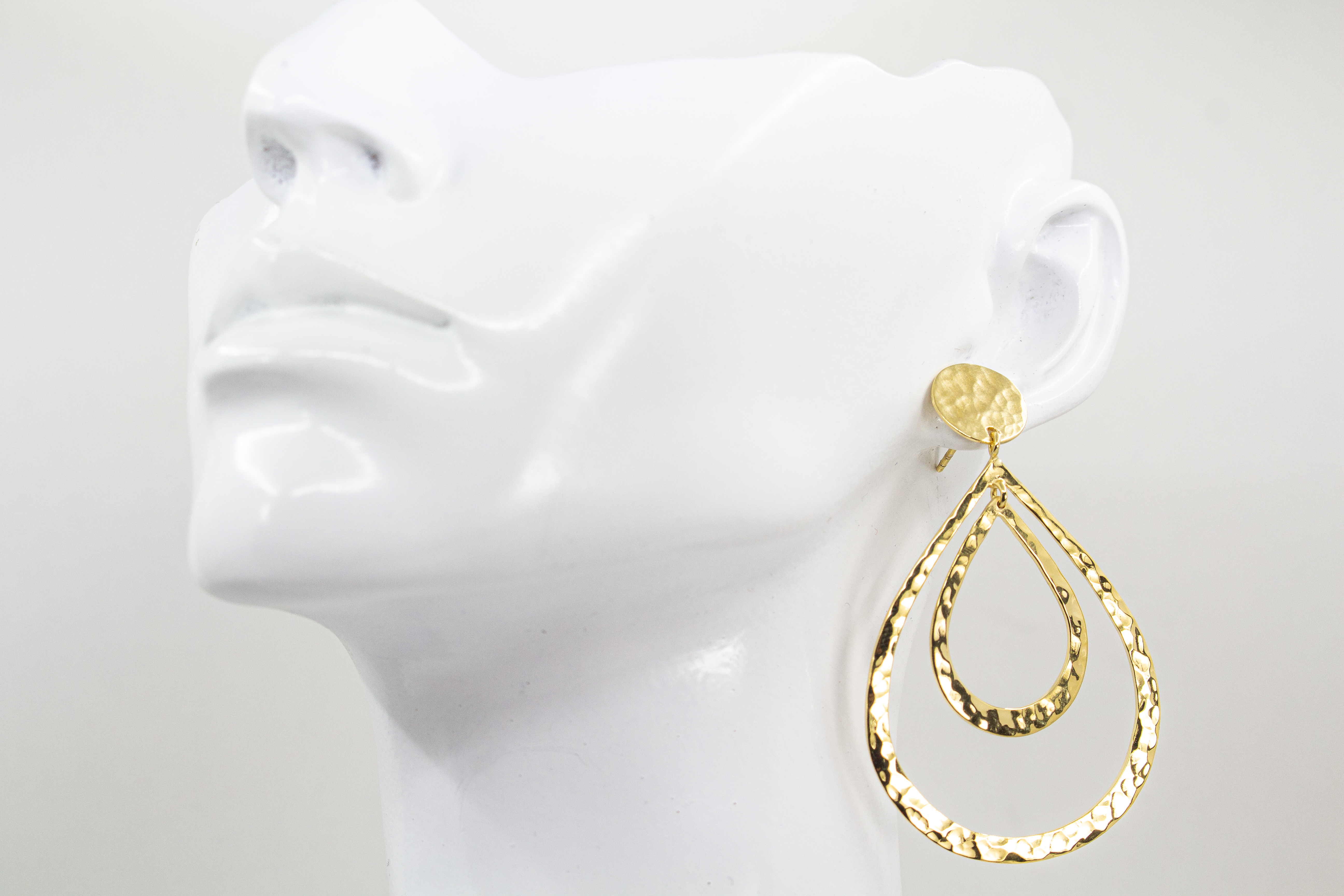 Teardrop Ohrstecker bestellen - vergoldete Ohrstecker bestellen