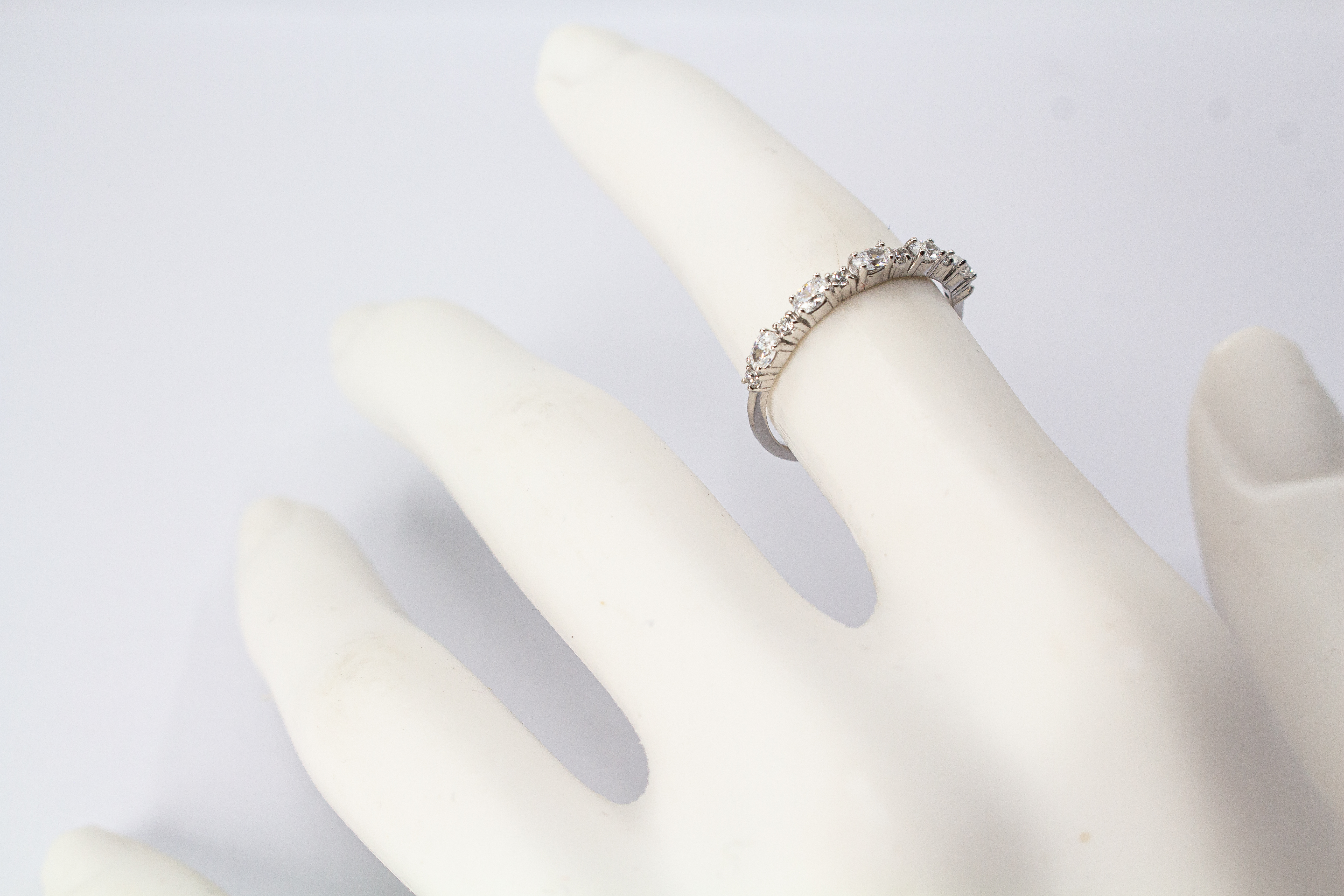 925 Silber Ring „Funkelspur“ mit Zirkonia