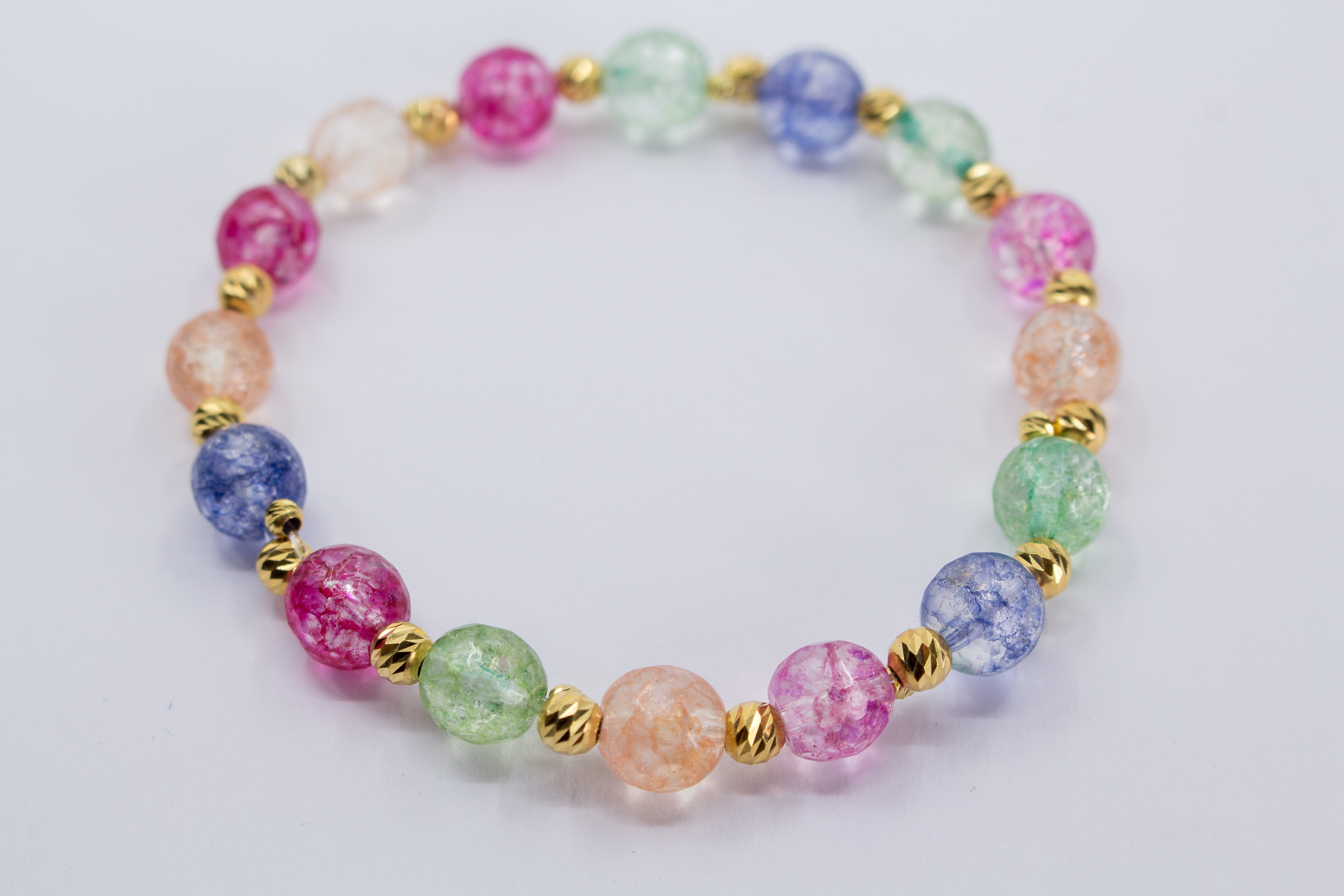 Armband Bergkristall bunt Armband Bergkristall bunt