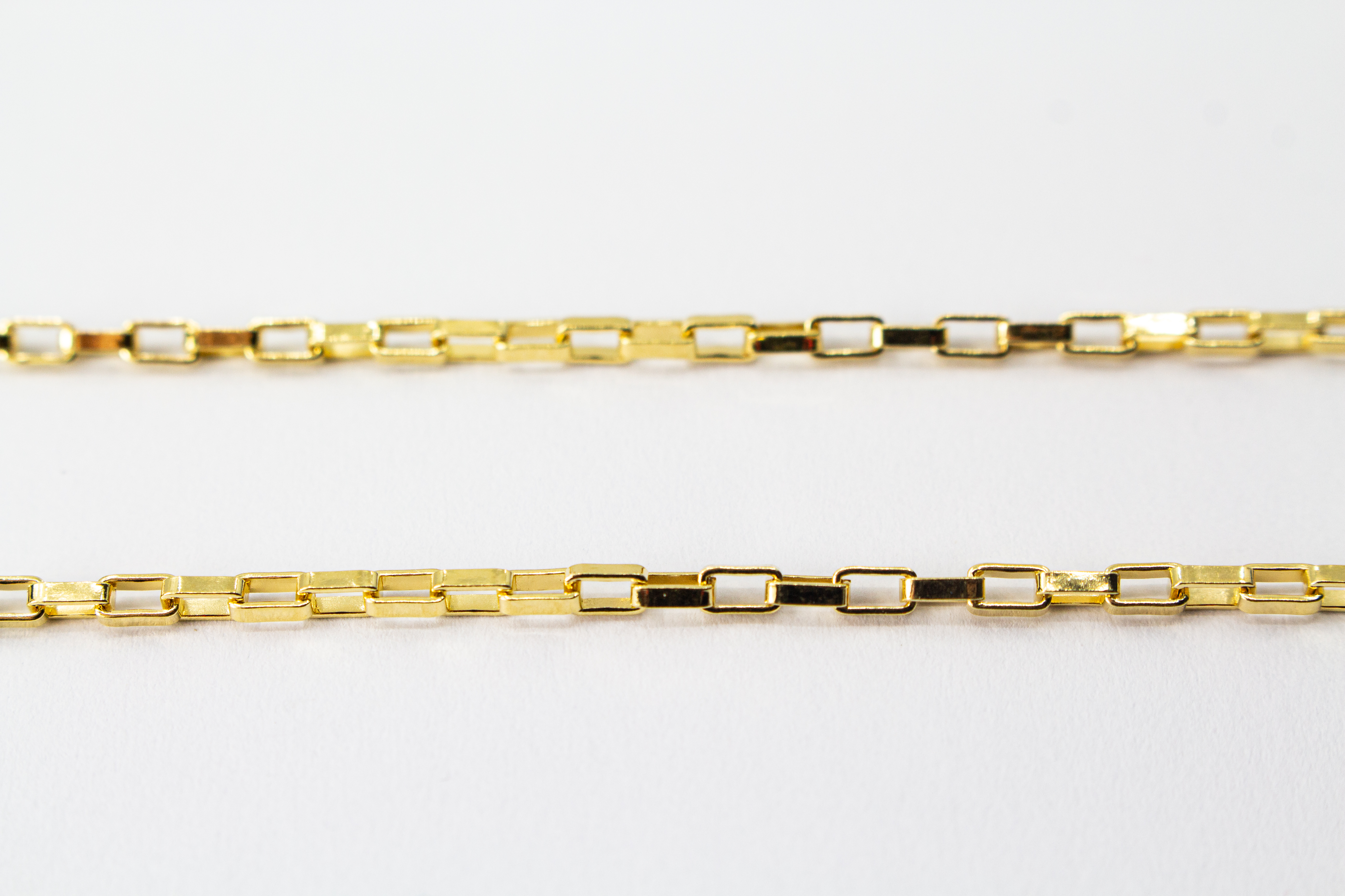 Klassische Gliederkette von der Goldschmiede Regina Kraus aus 20 Mikron vergoldetem 925er Sterlingsilber, Kategorie Ketten und Colliers.