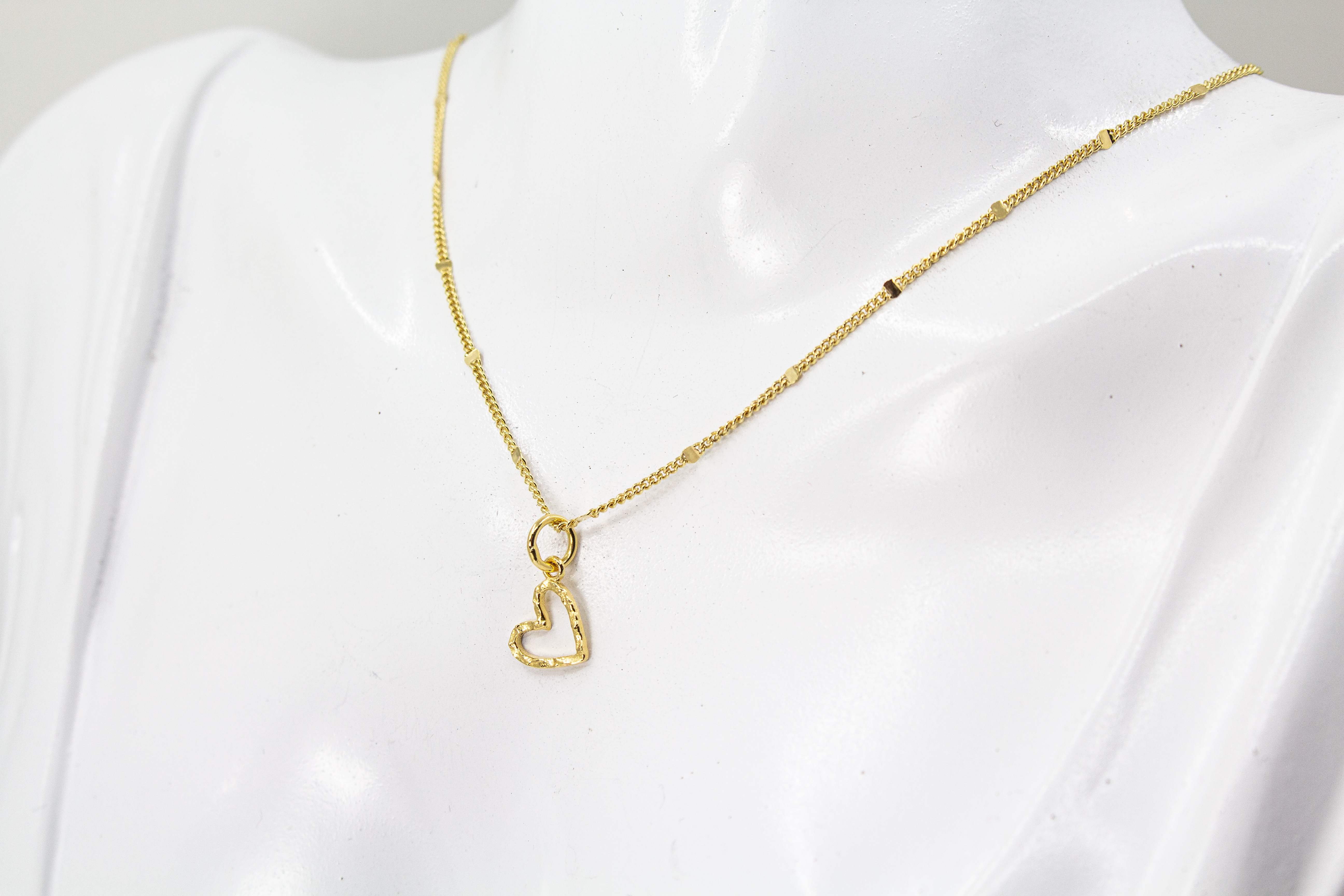 Herzanhänger kaufen - vergoldeten Schmuck kaufen