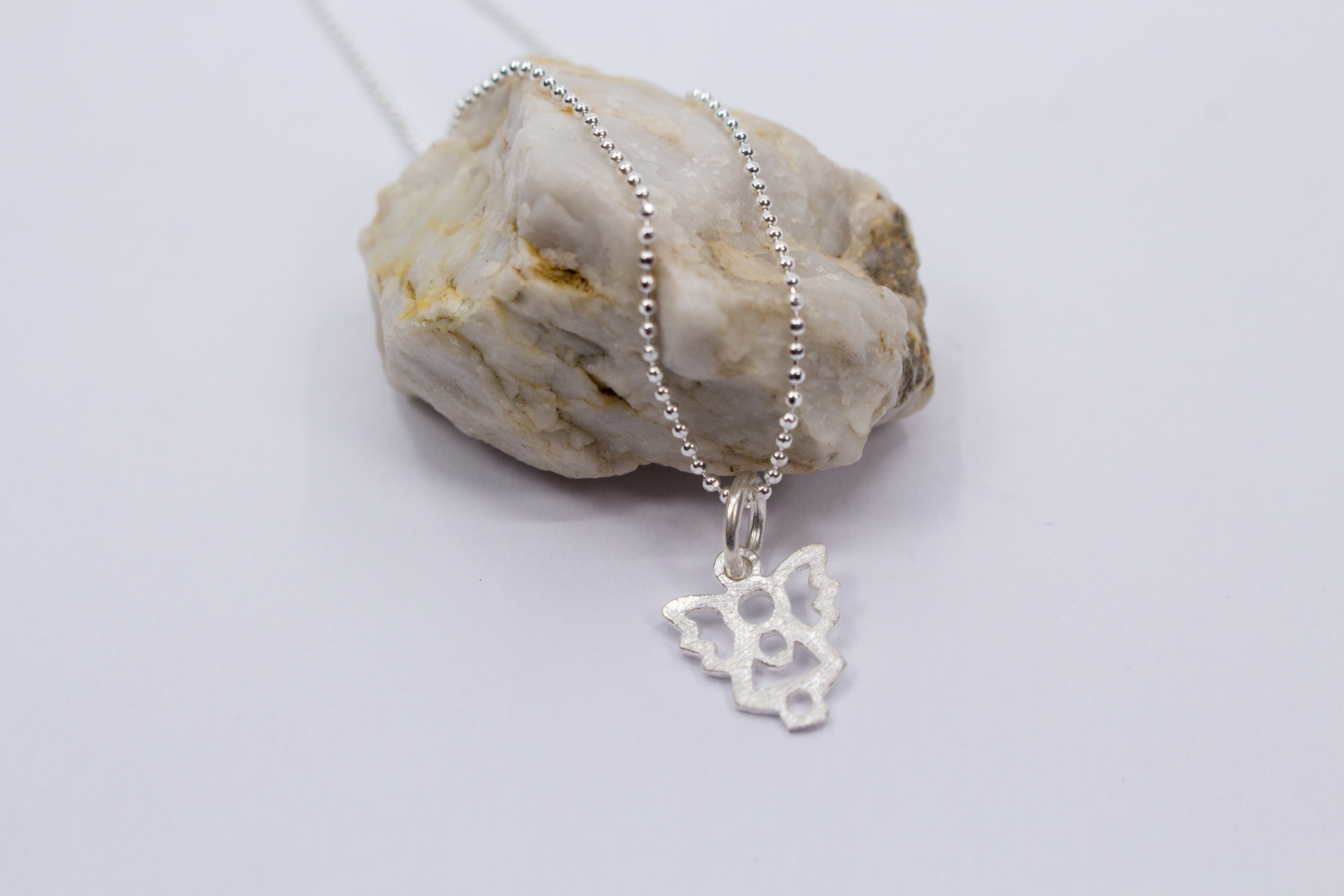 Kette mit Engel aus Silber