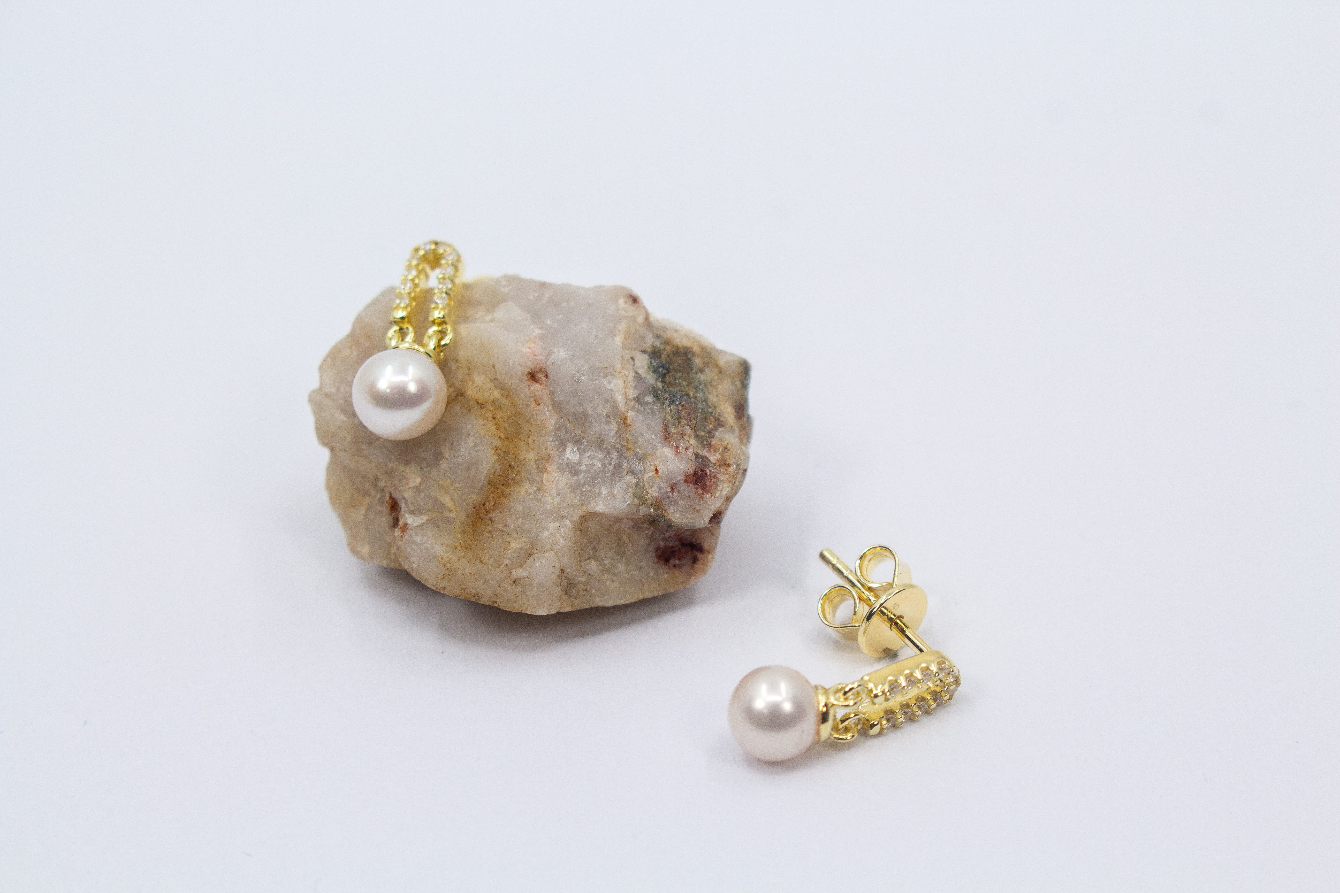 Brautschmuck online kaufen - Perlohrstecker online kaufen