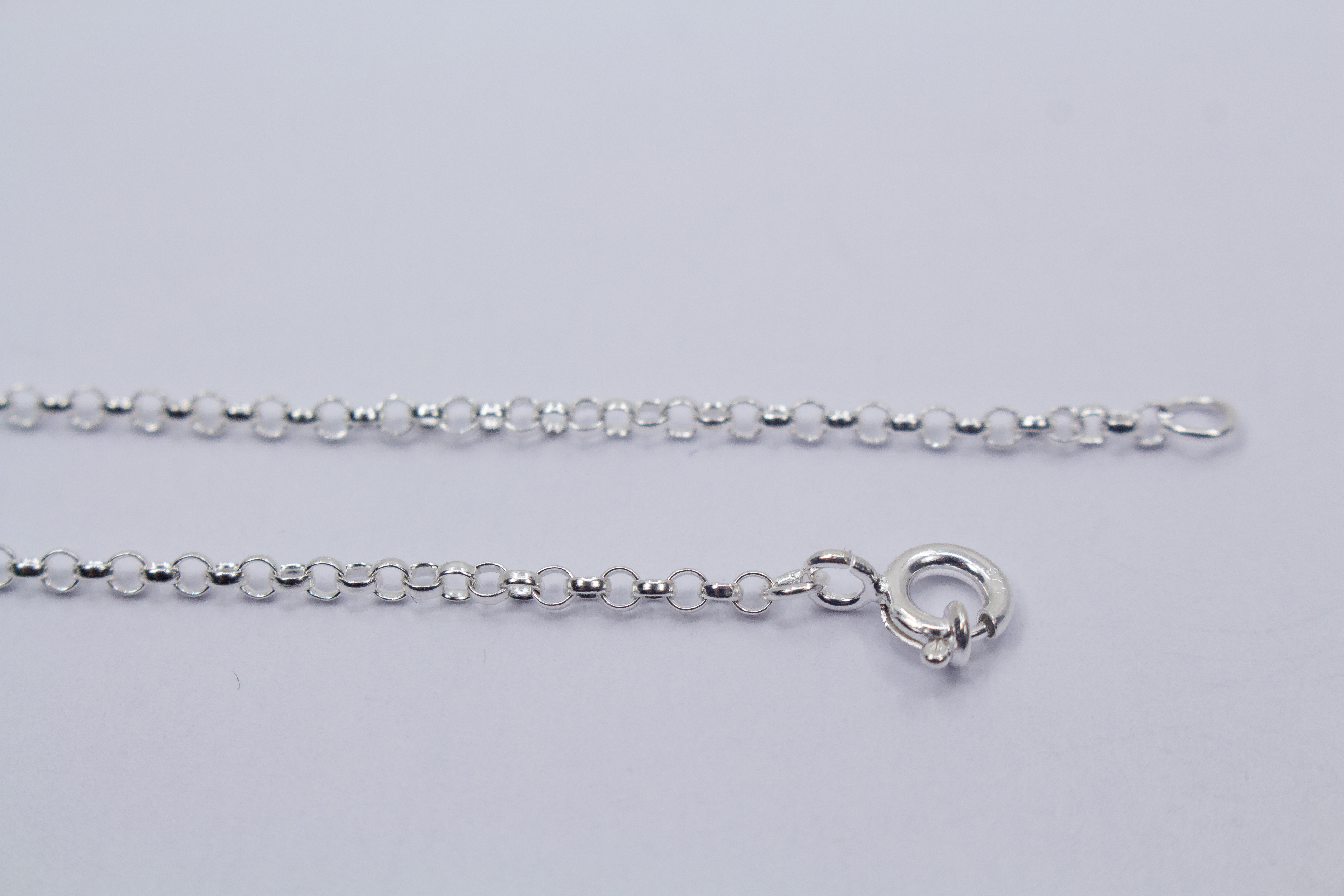 Silberkette mit rundem Anhänger online bestellen