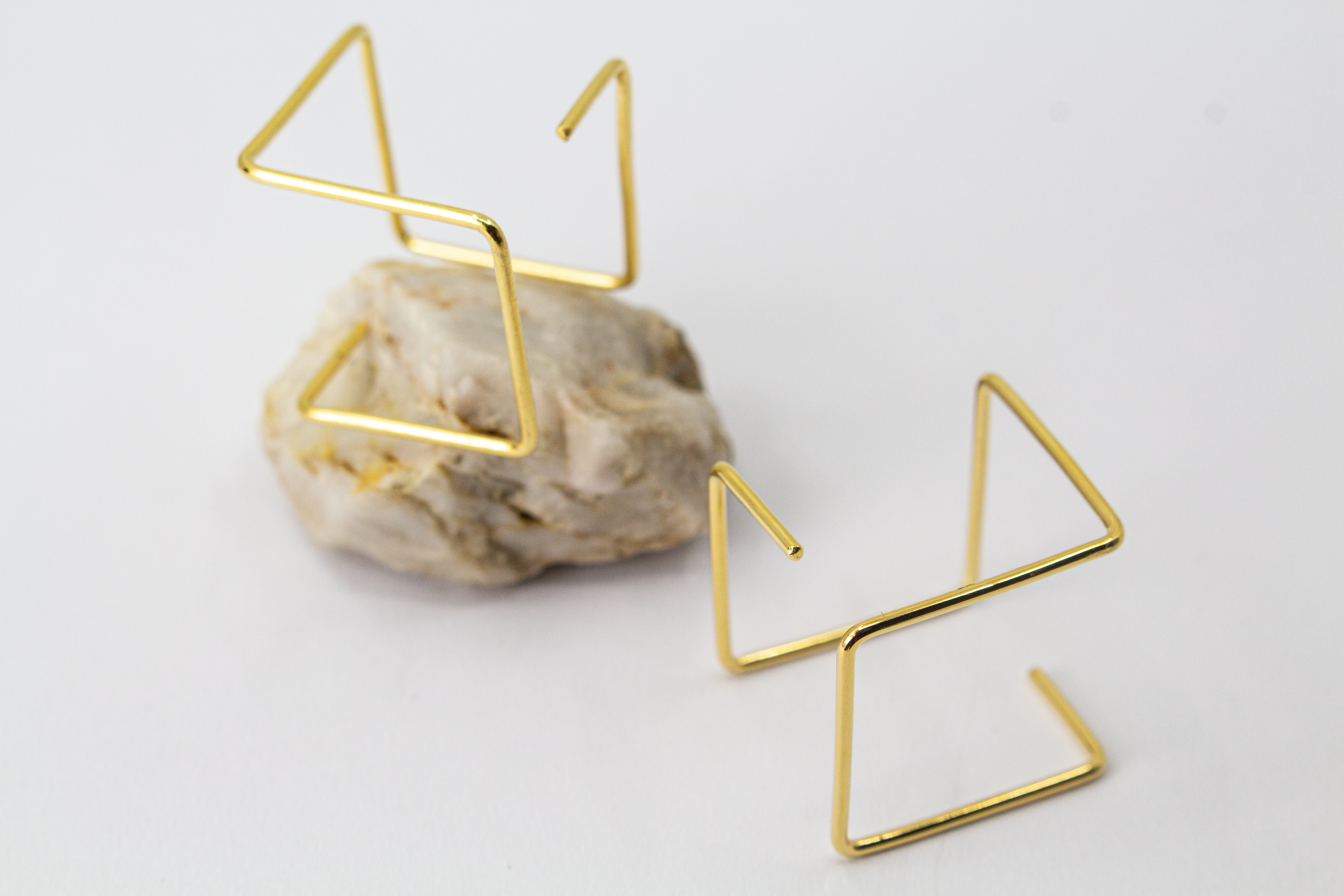 geometrischen Ohrschmuck  kaufen - vergoldeten Ohrschmuck kaufen