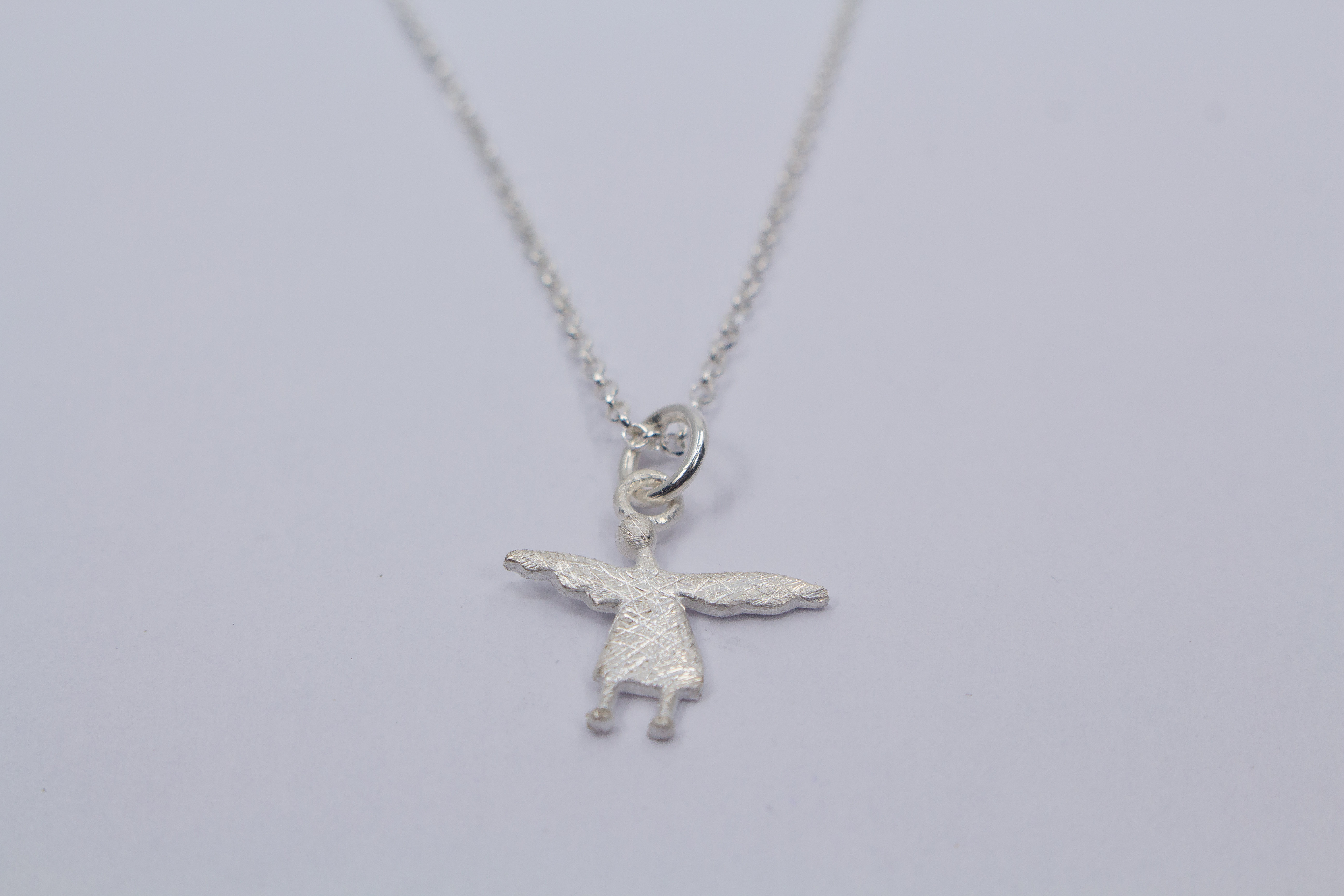 Silberkette mit Engelanhänger online kaufen