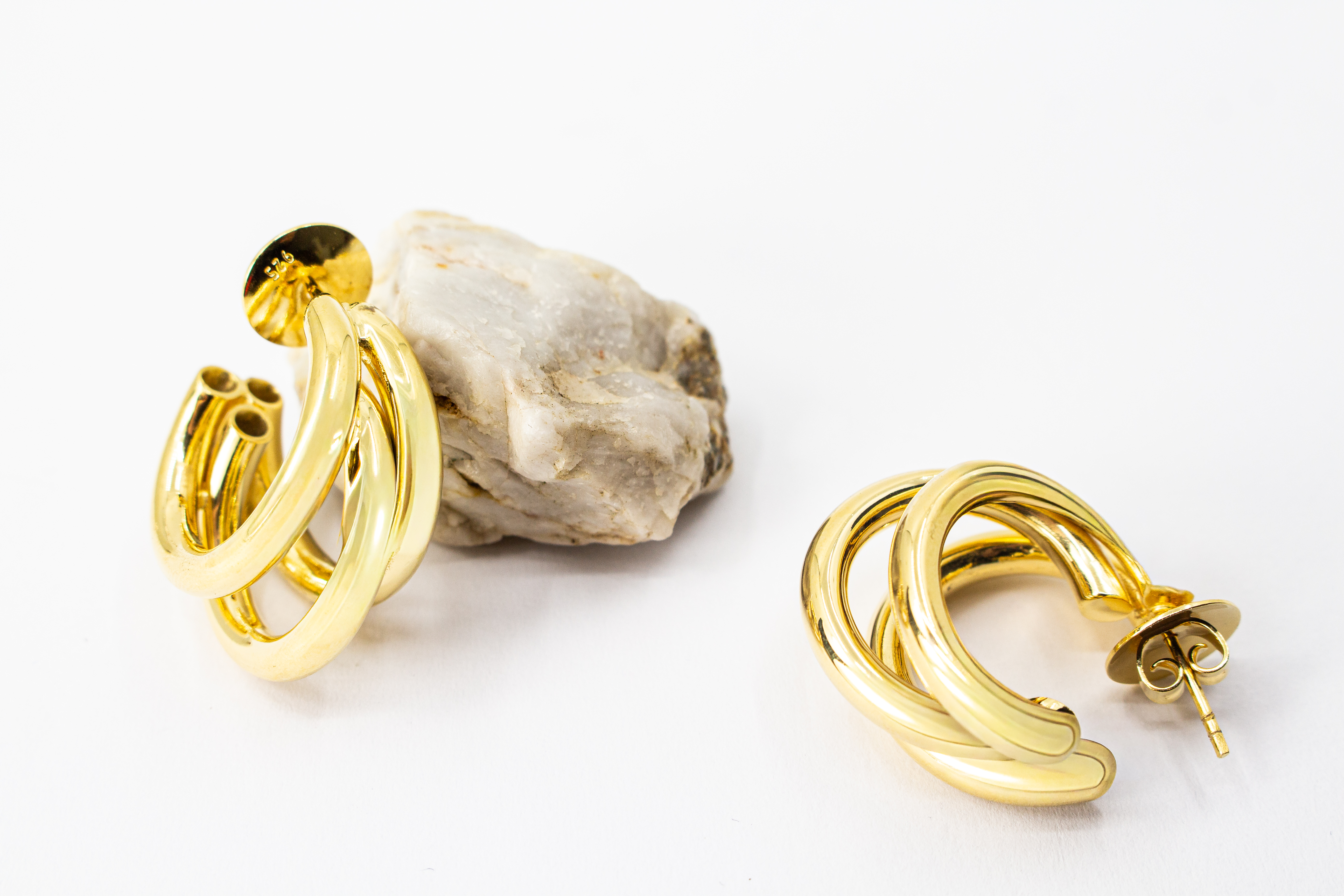 Hoops kaufen - vergoldetet Ohrstecker online kaufen