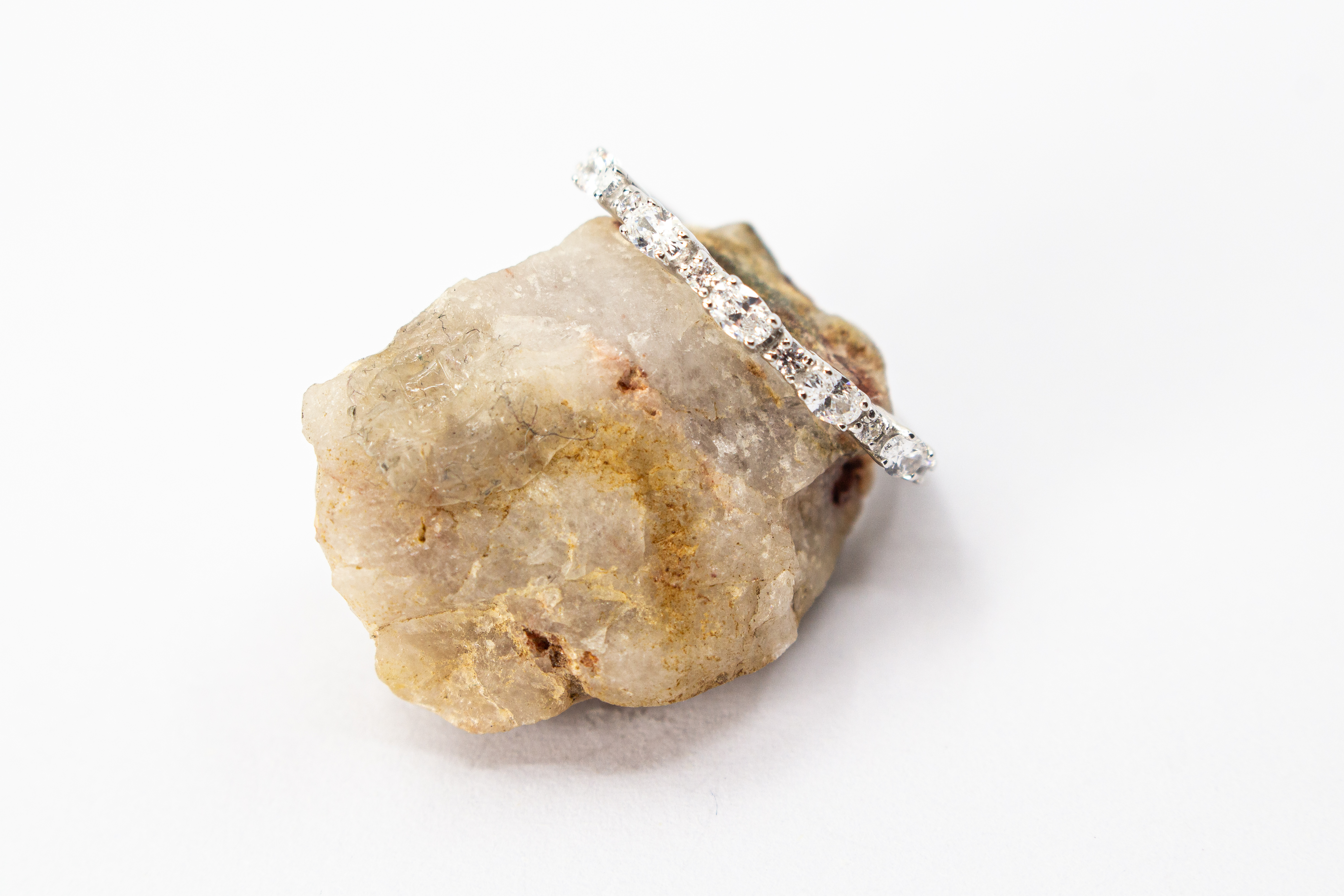 925 Silber Ring „Funkelspur“ mit Zirkonia