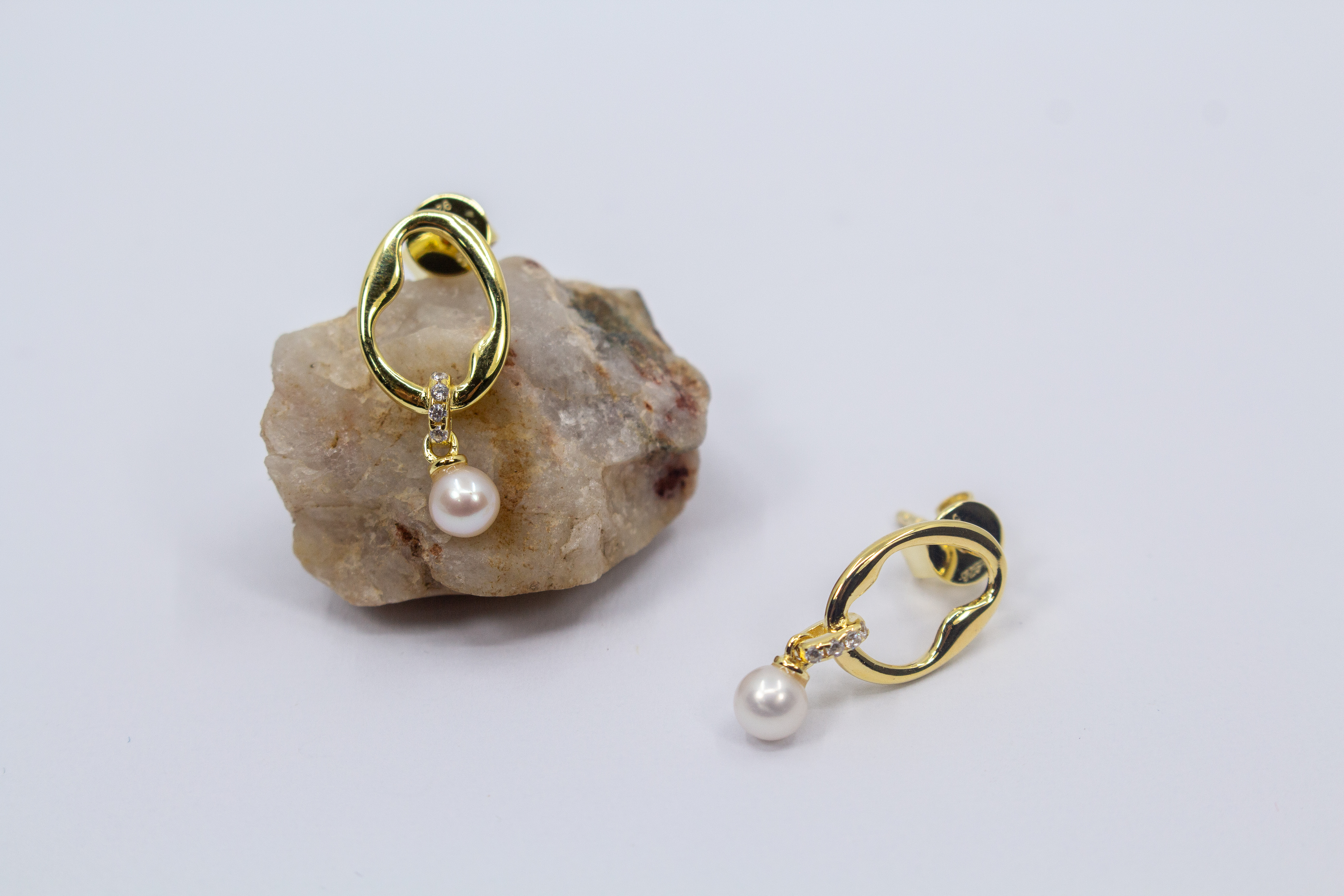 Brautschmuck online kaufen - Perlohrstecker online kaufen