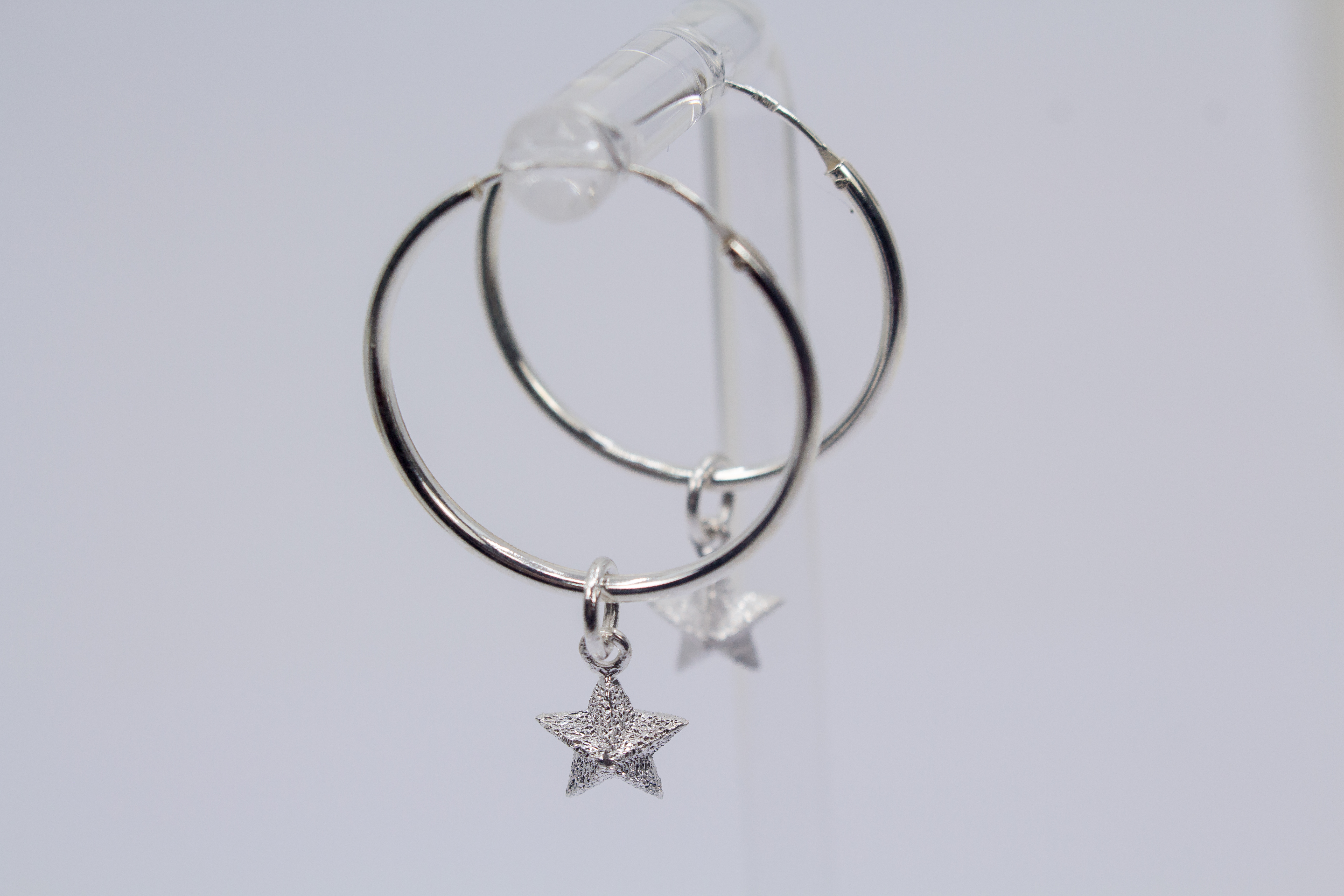 Wechselcreolen mit Sternanhänger