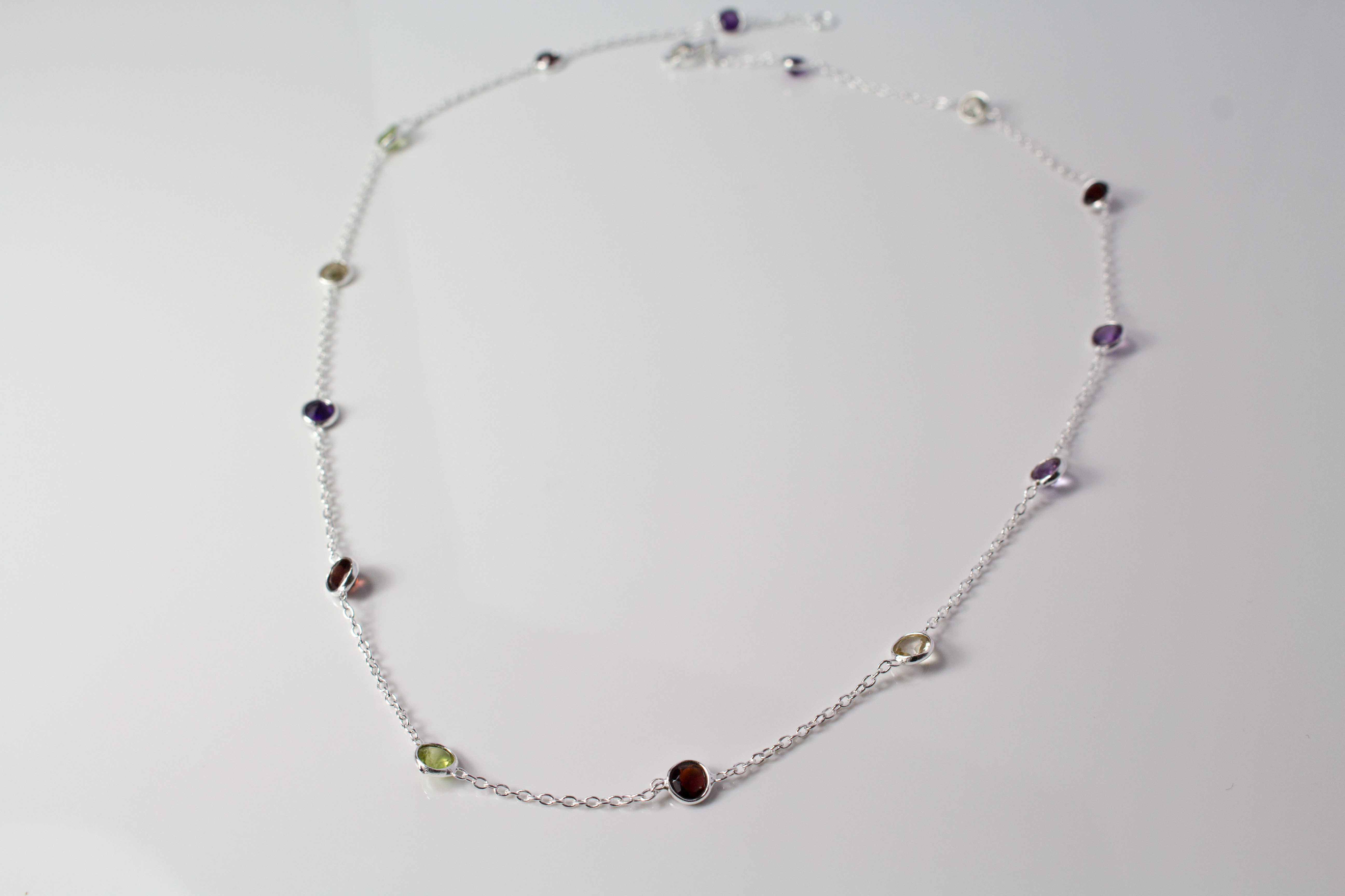 Kette bunte Edelsteine Kette bunte Edelsteine