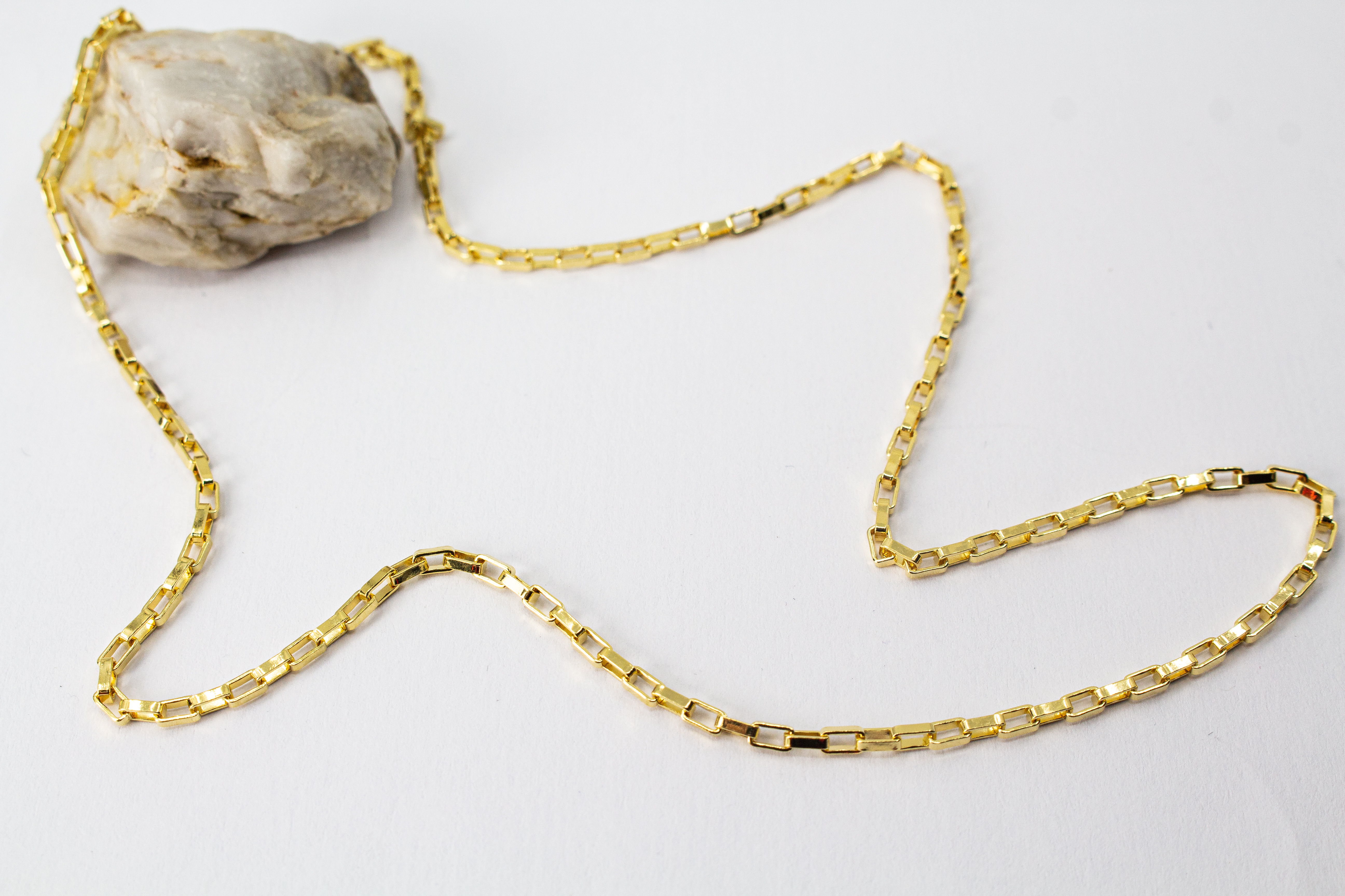 Klassische Gliederkette von der Goldschmiede Regina Kraus aus 20 Mikron vergoldetem 925er Sterlingsilber, Kategorie Ketten und Colliers.
