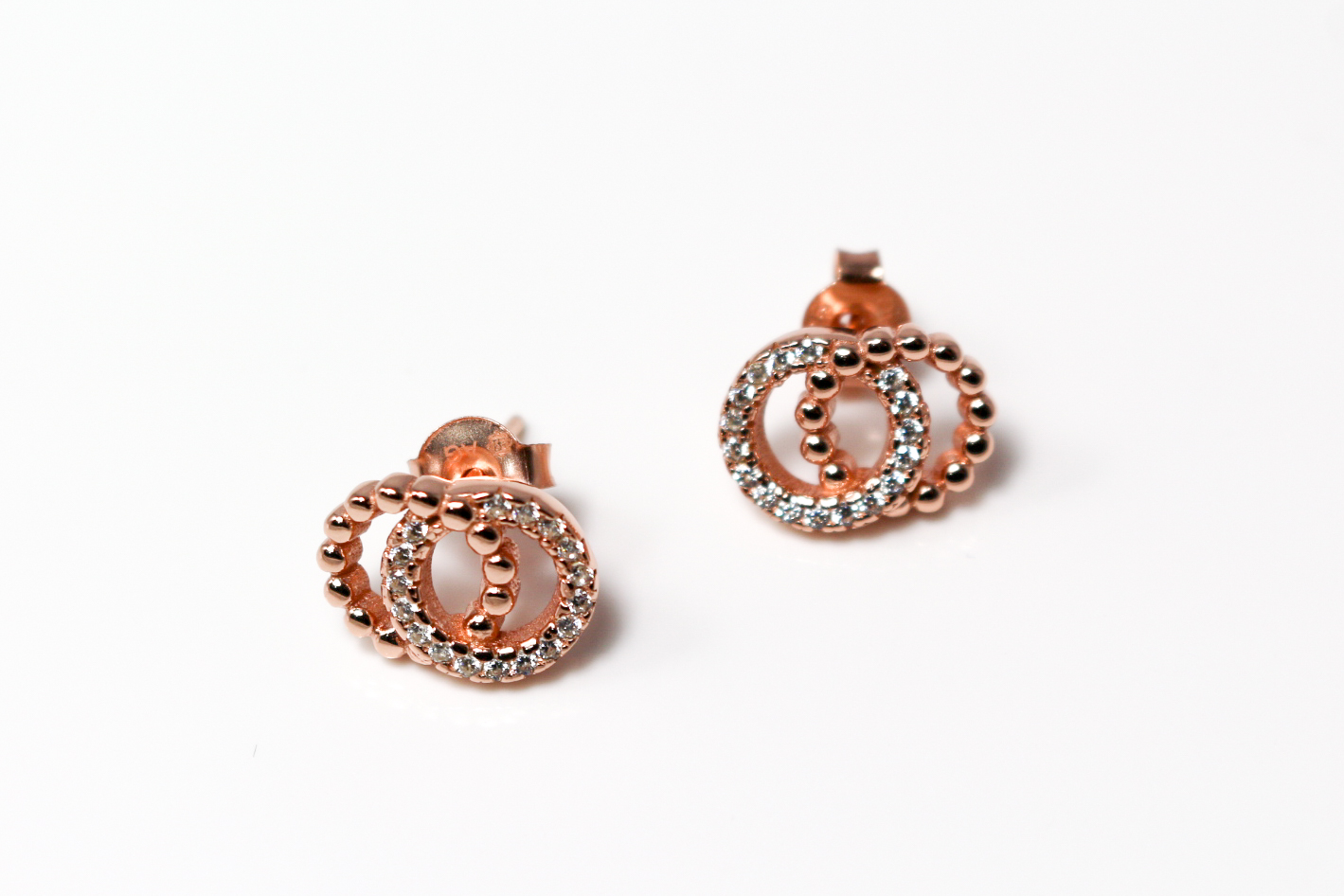 Ohrstecker Ringchen rosé Ohrstecker Ringchen rosé