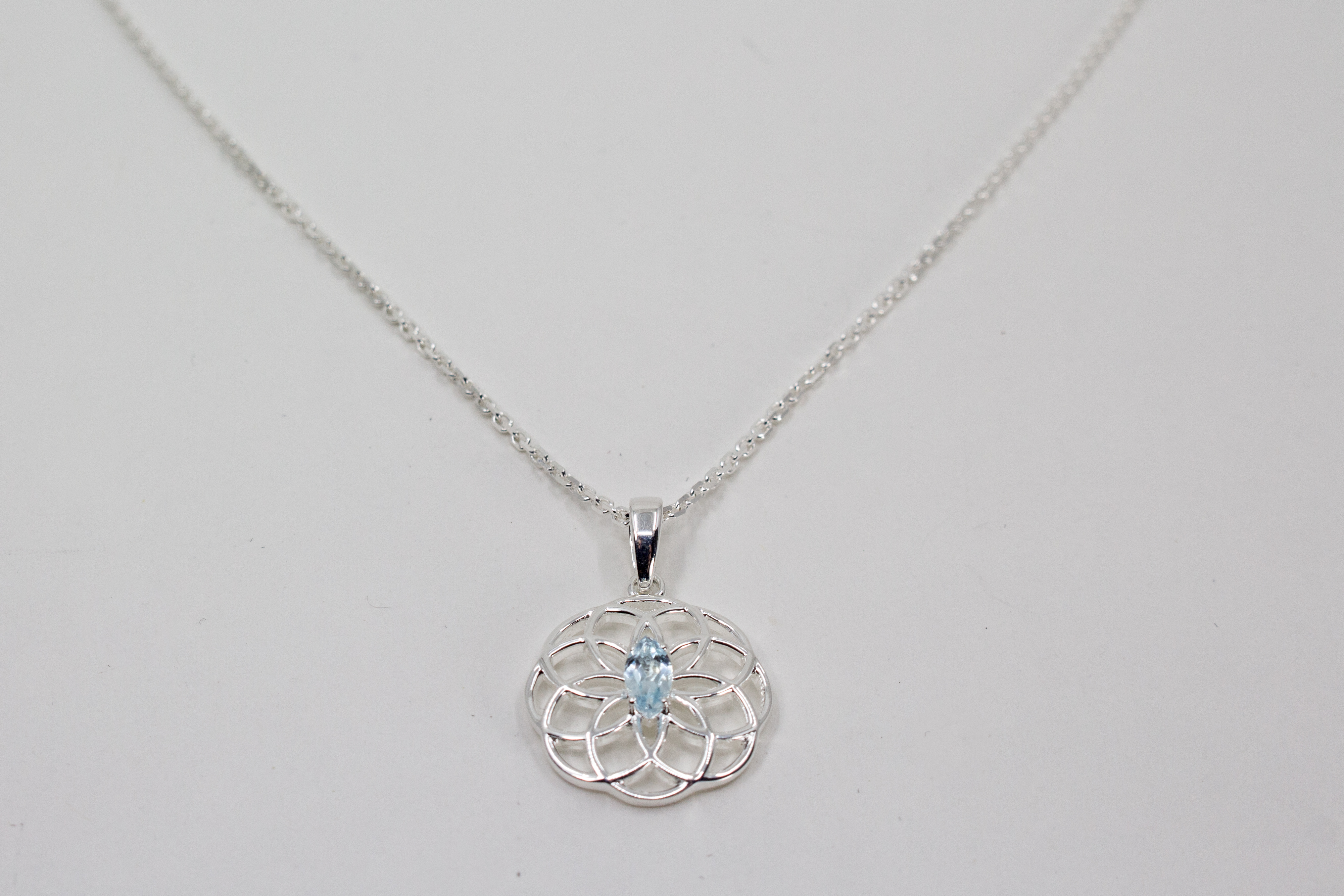 Collier Blume Topas Collier Blume Topas