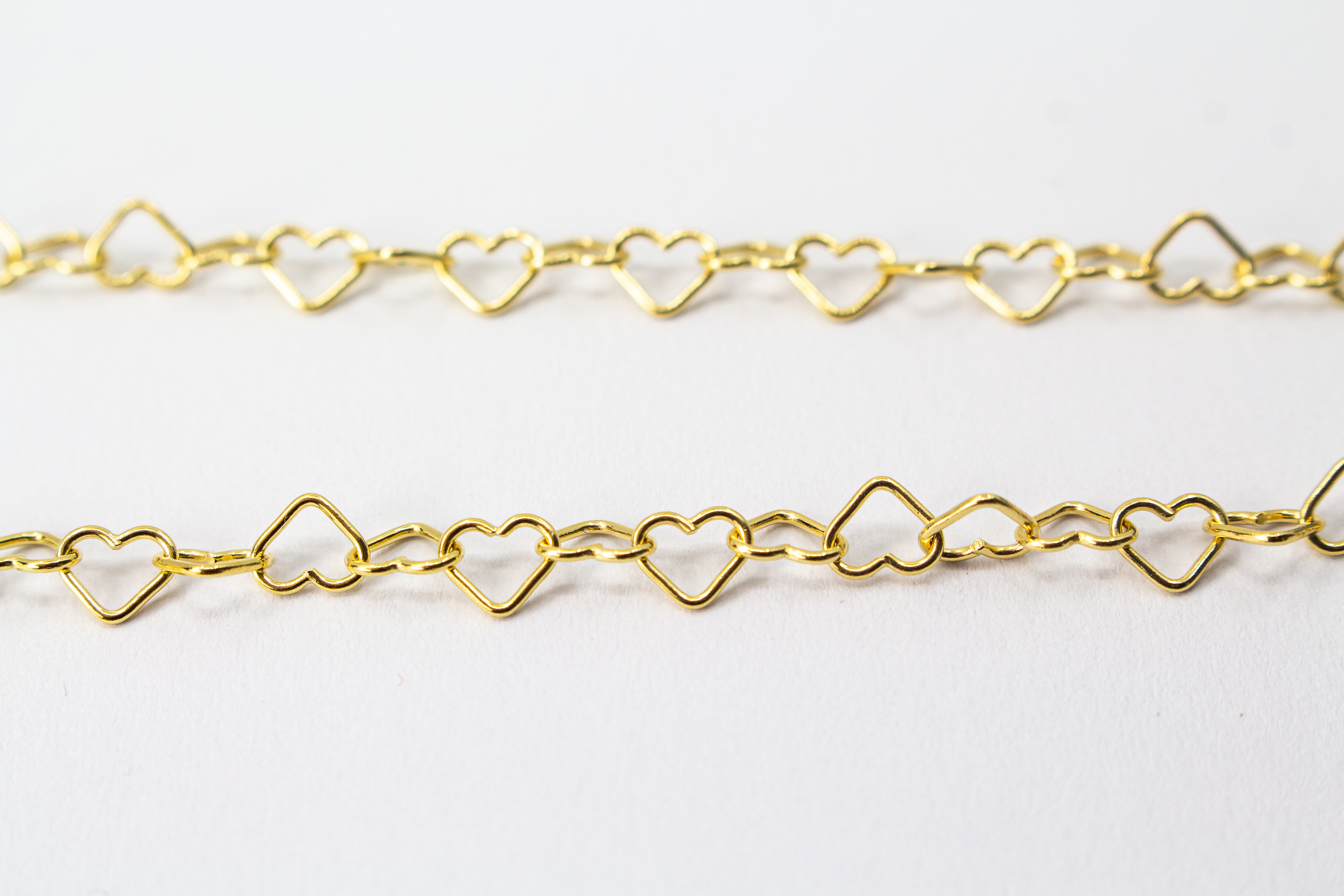 Collier "Herz an Herz" vergoldet