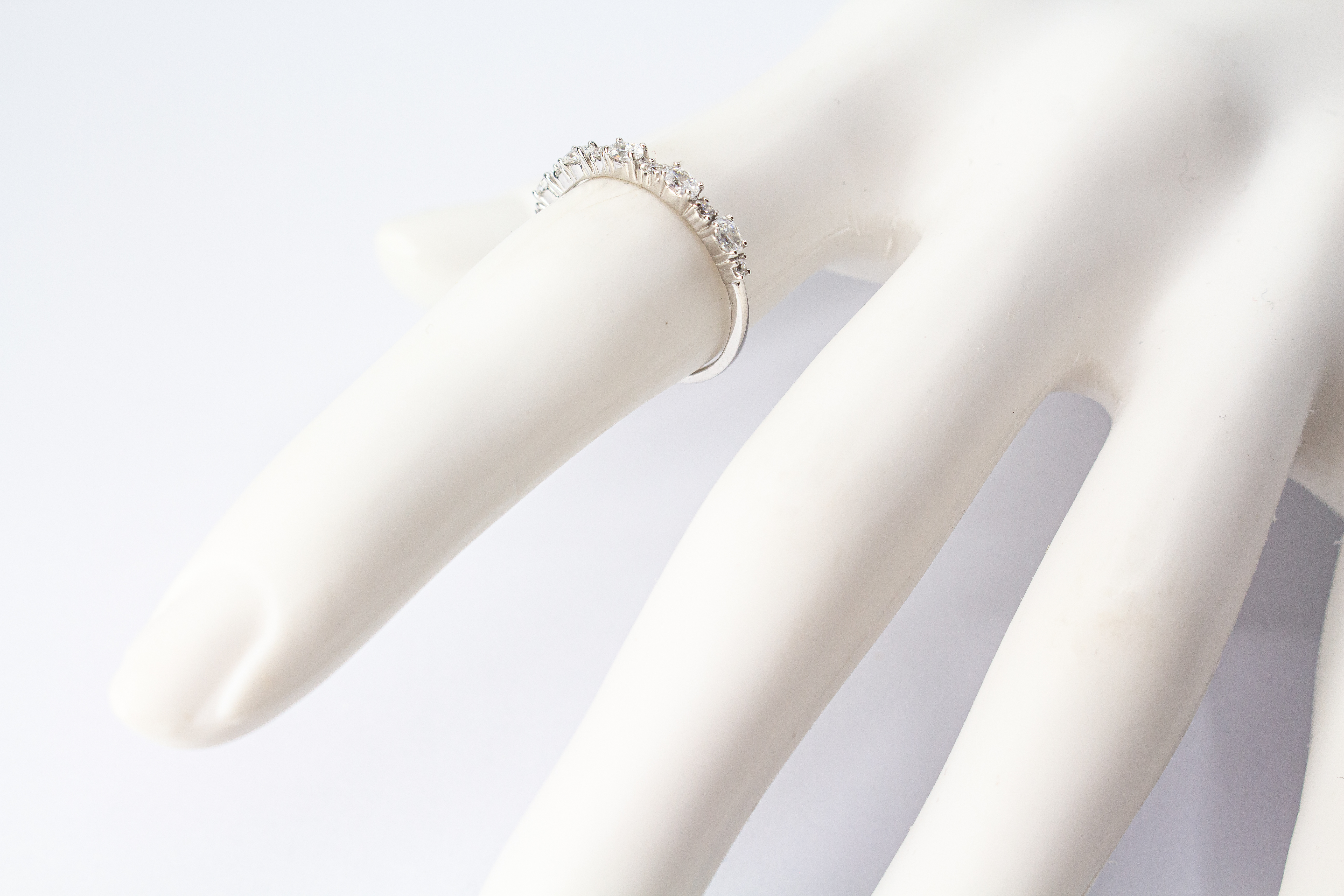 925 Silber Ring „Funkelspur“ mit Zirkonia