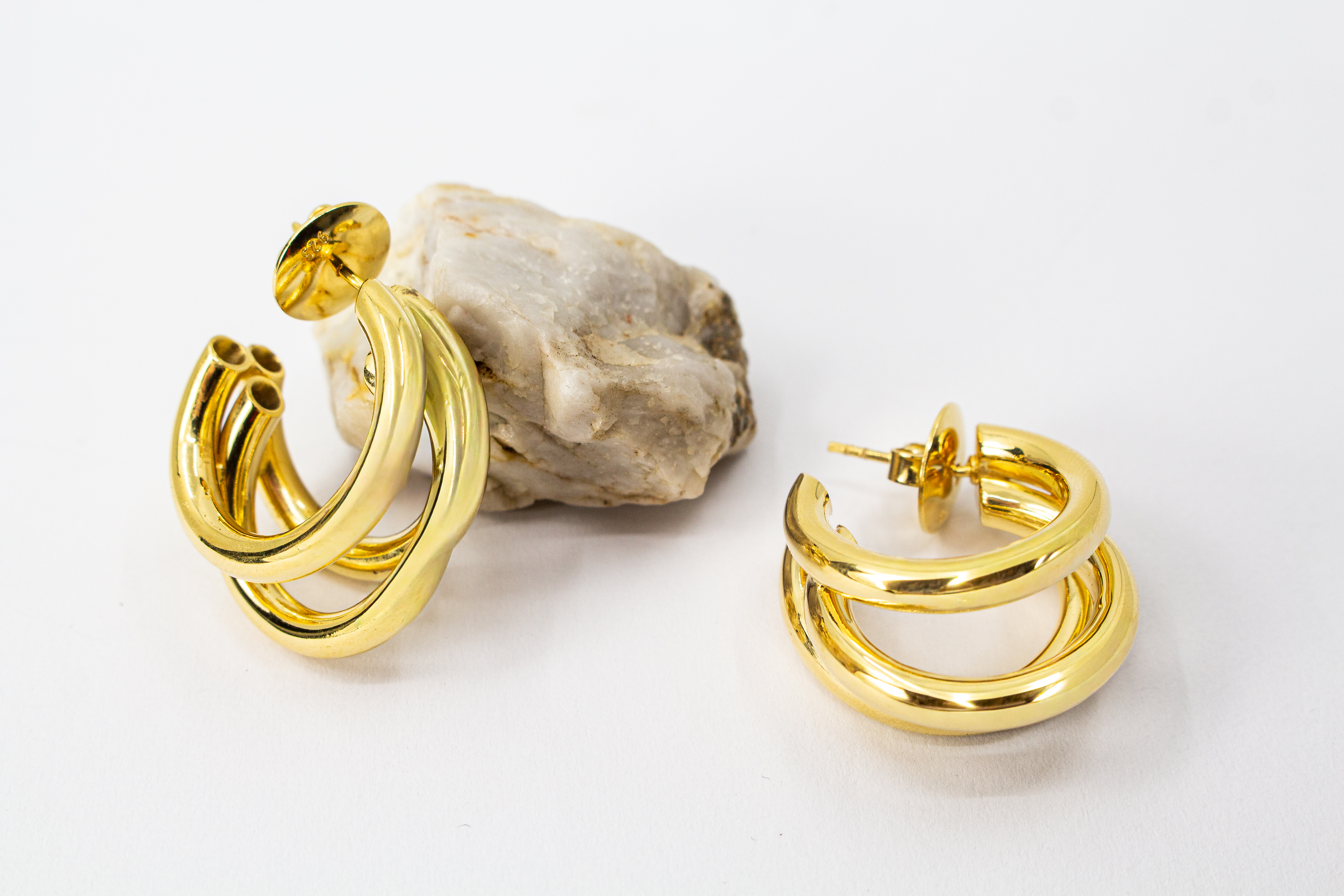 Hoops kaufen - vergoldetet Ohrstecker online kaufen