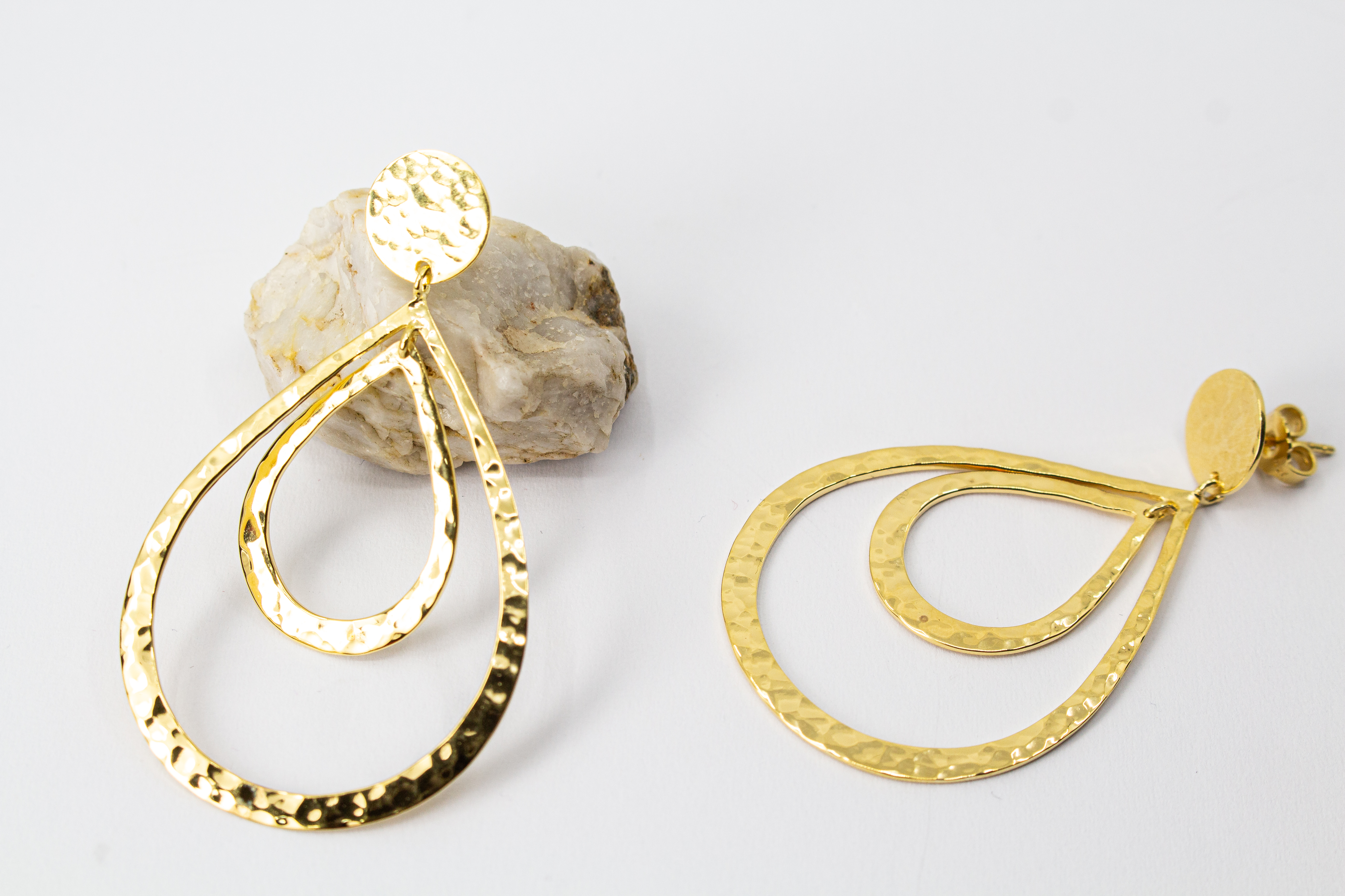 Teardrop Ohrstecker bestellen - vergoldete Ohrstecker bestellen