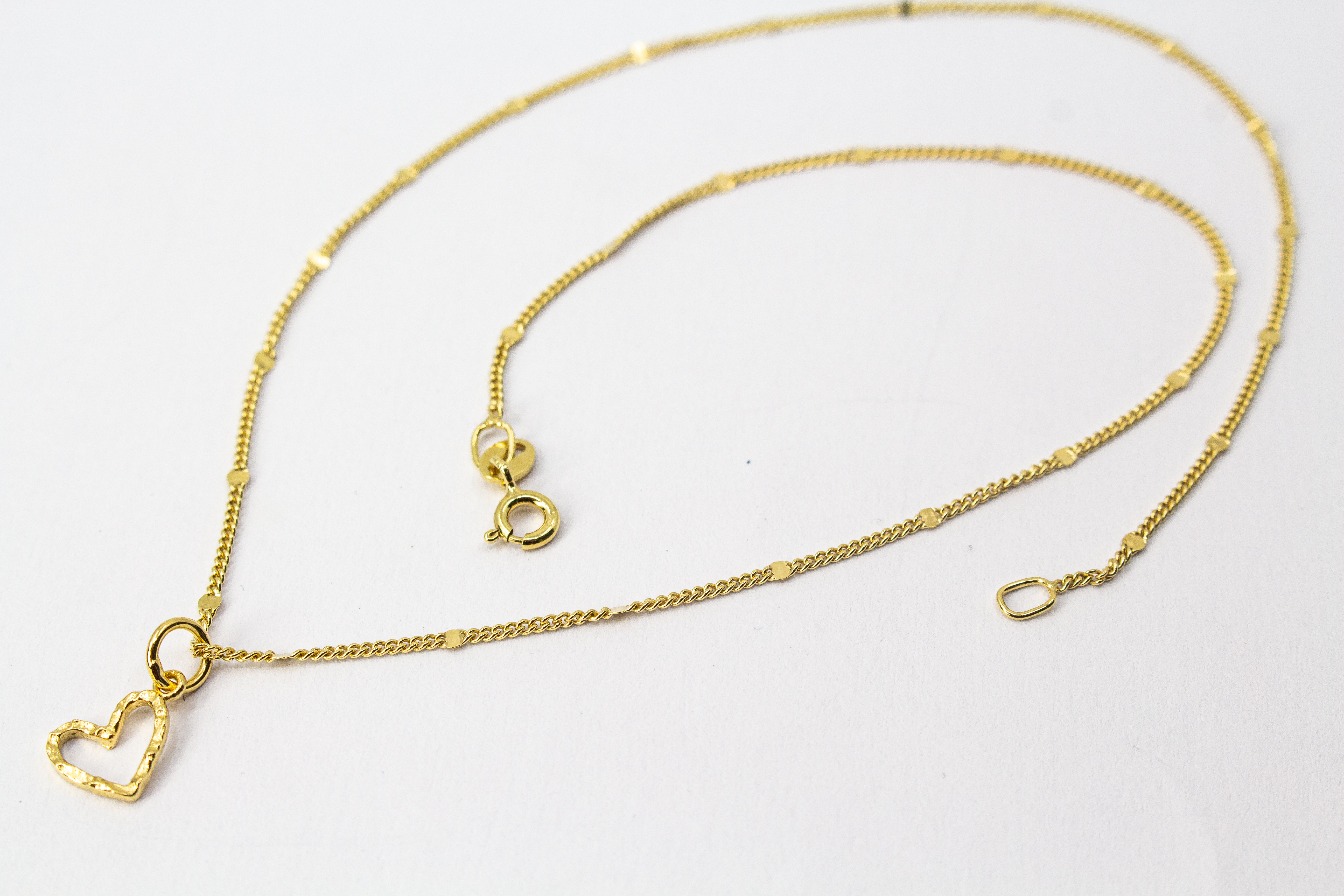 Herzanhänger kaufen - vergoldeten Schmuck kaufen