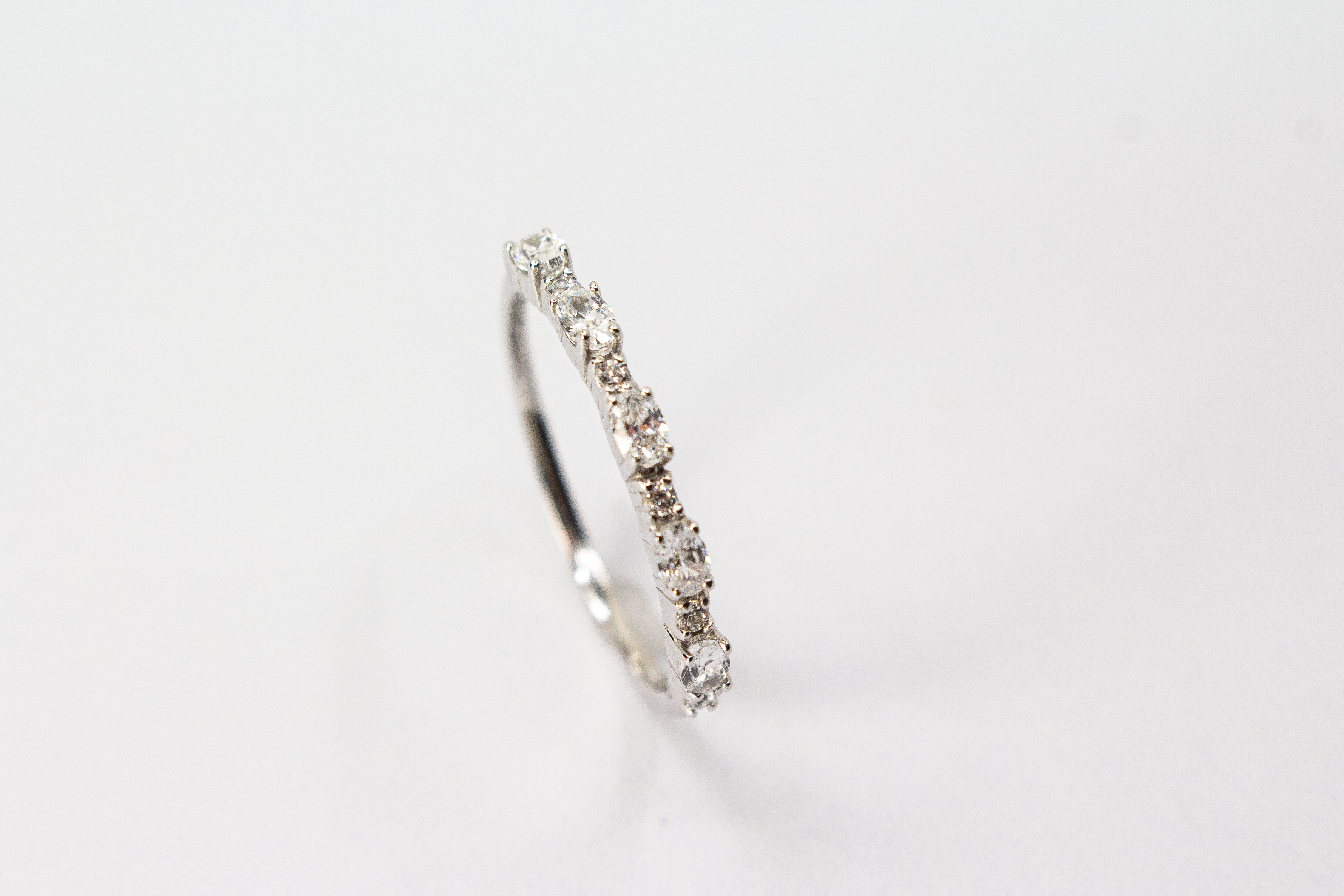 925 Silber Ring „Funkelspur“ mit Zirkonia