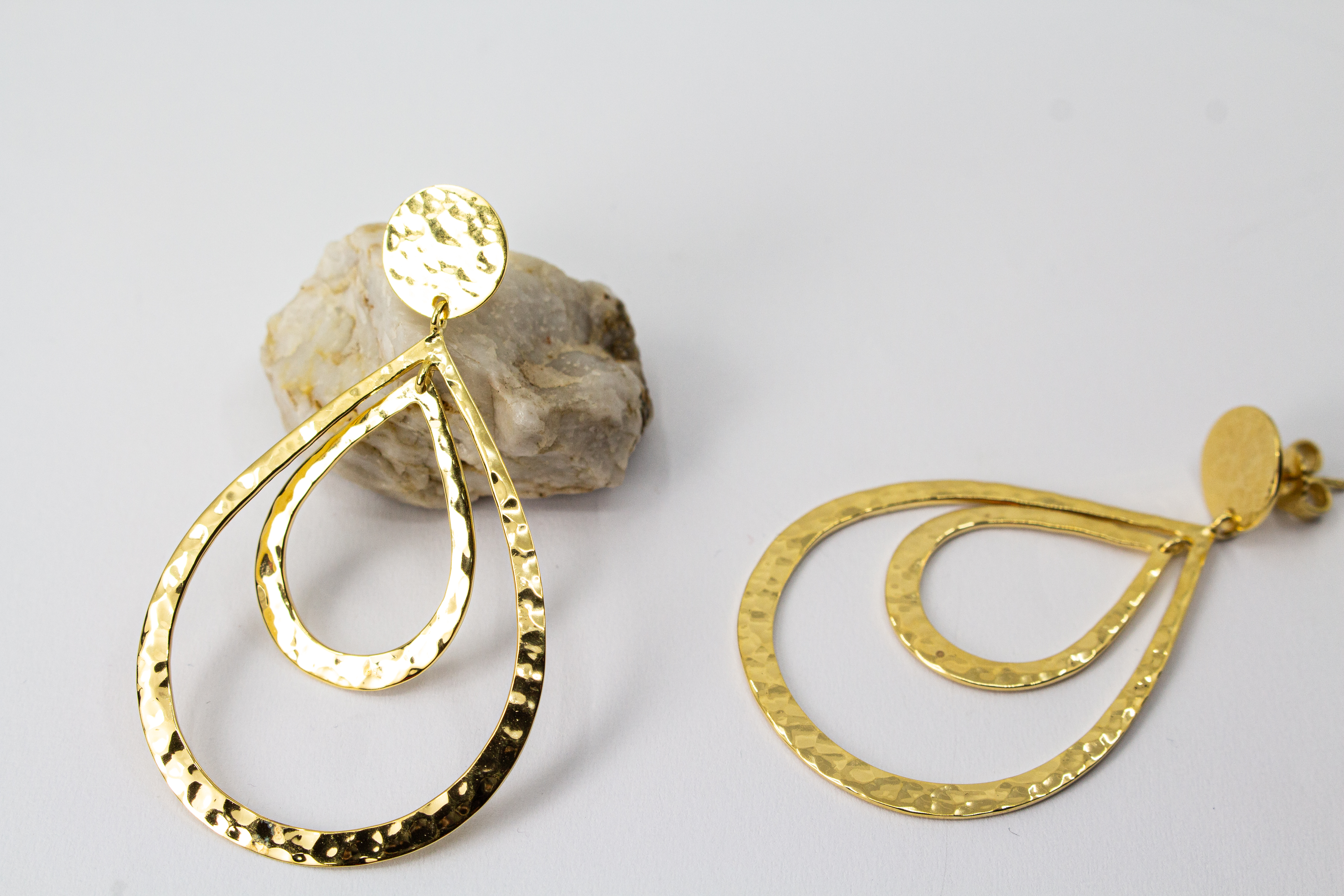 Teardrop Ohrstecker bestellen - vergoldete Ohrstecker bestellen