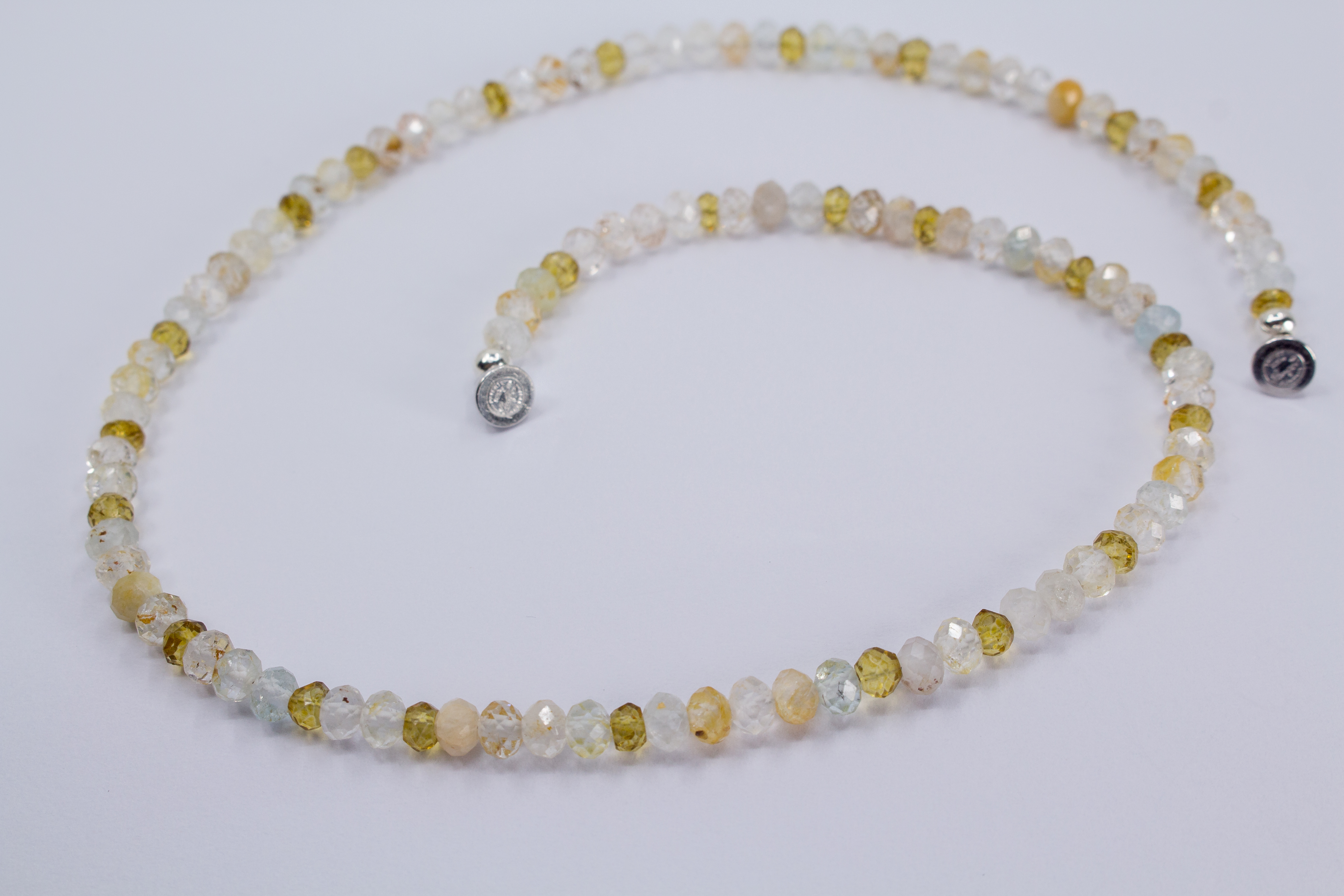 Collier Bergkristall und Citrin Collier Bergkristall und Citrin
