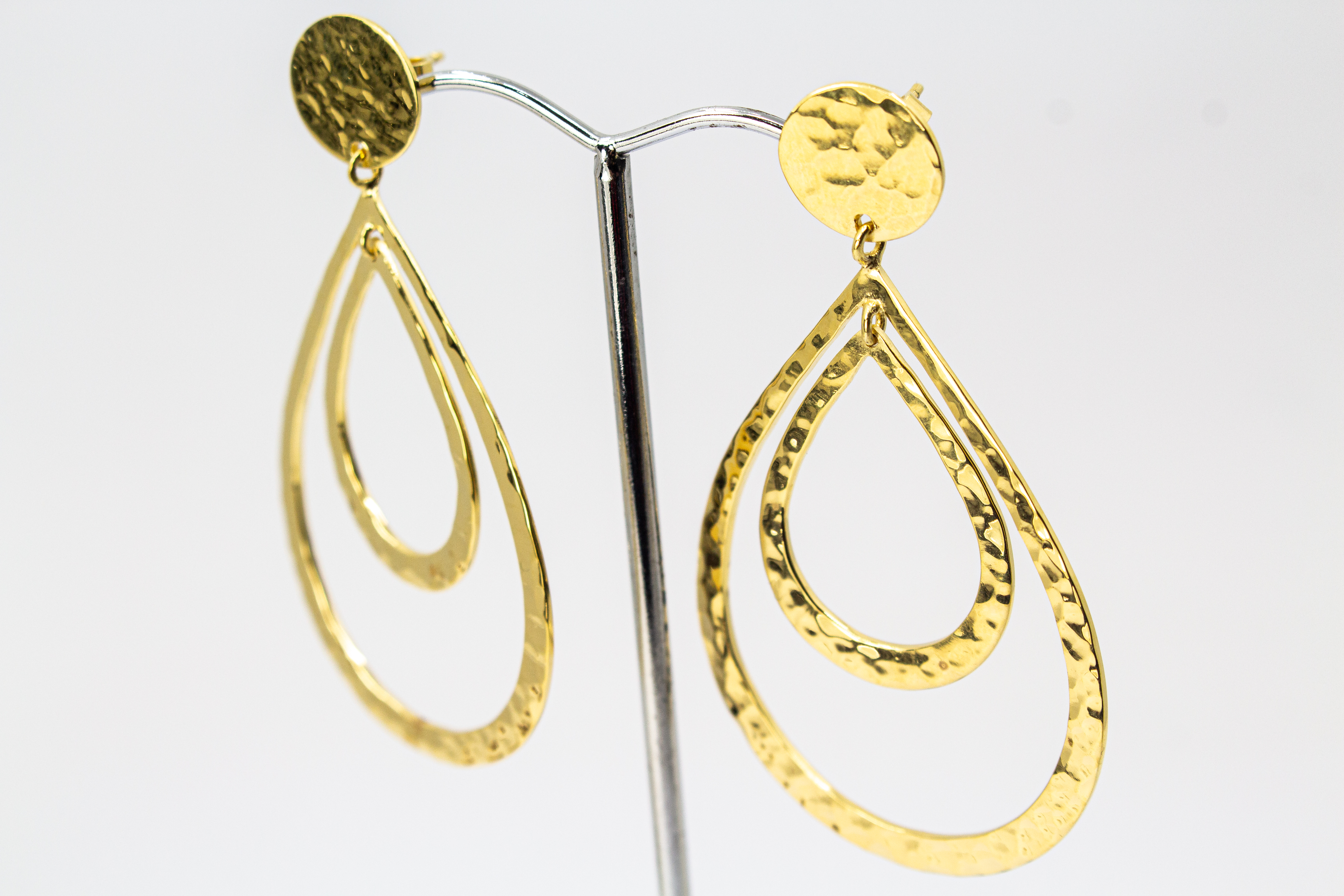 Teardrop Ohrstecker bestellen - vergoldete Ohrstecker bestellen