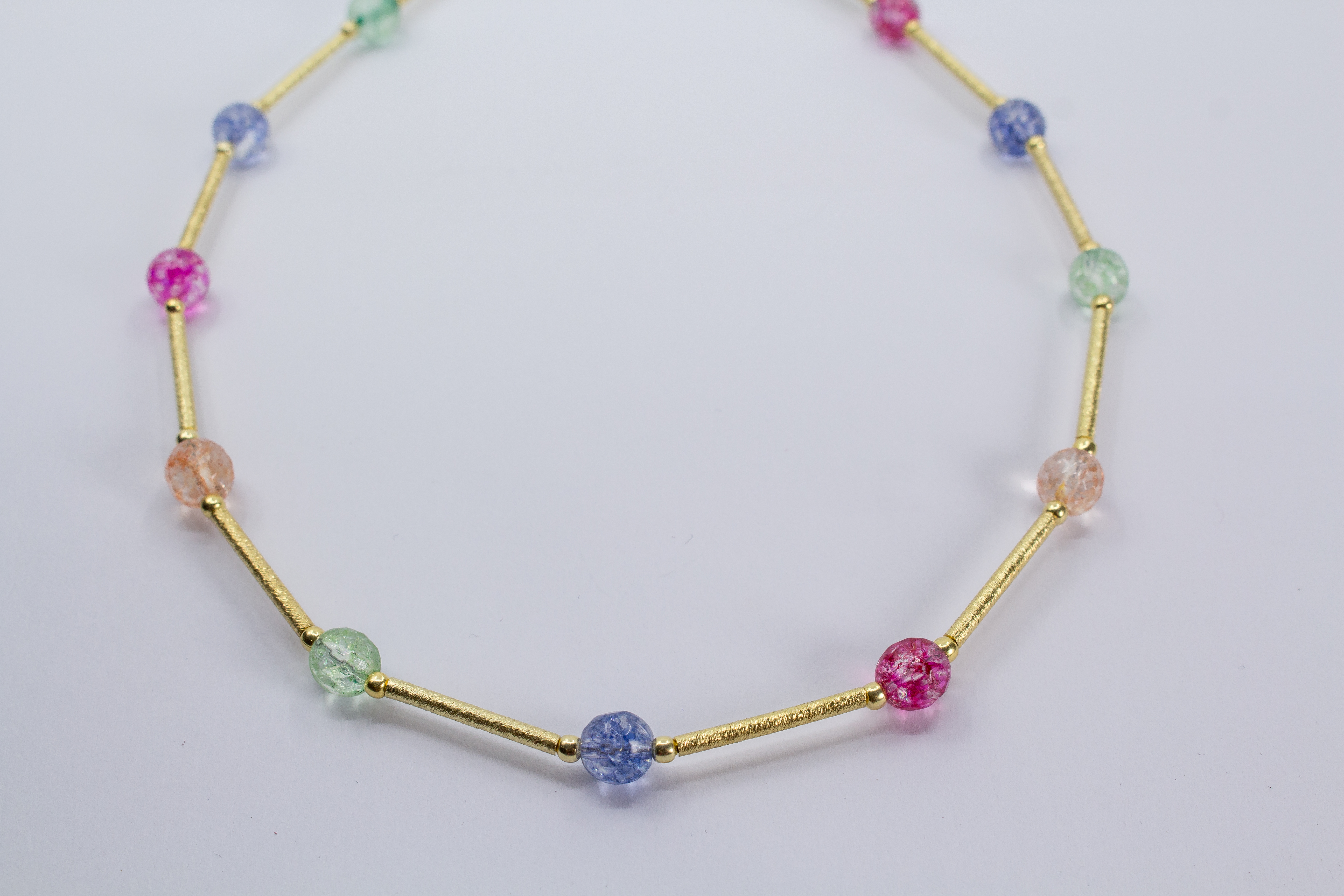 Collier Bergkristall Stäbchen Collier Bergkristall Stäbchen