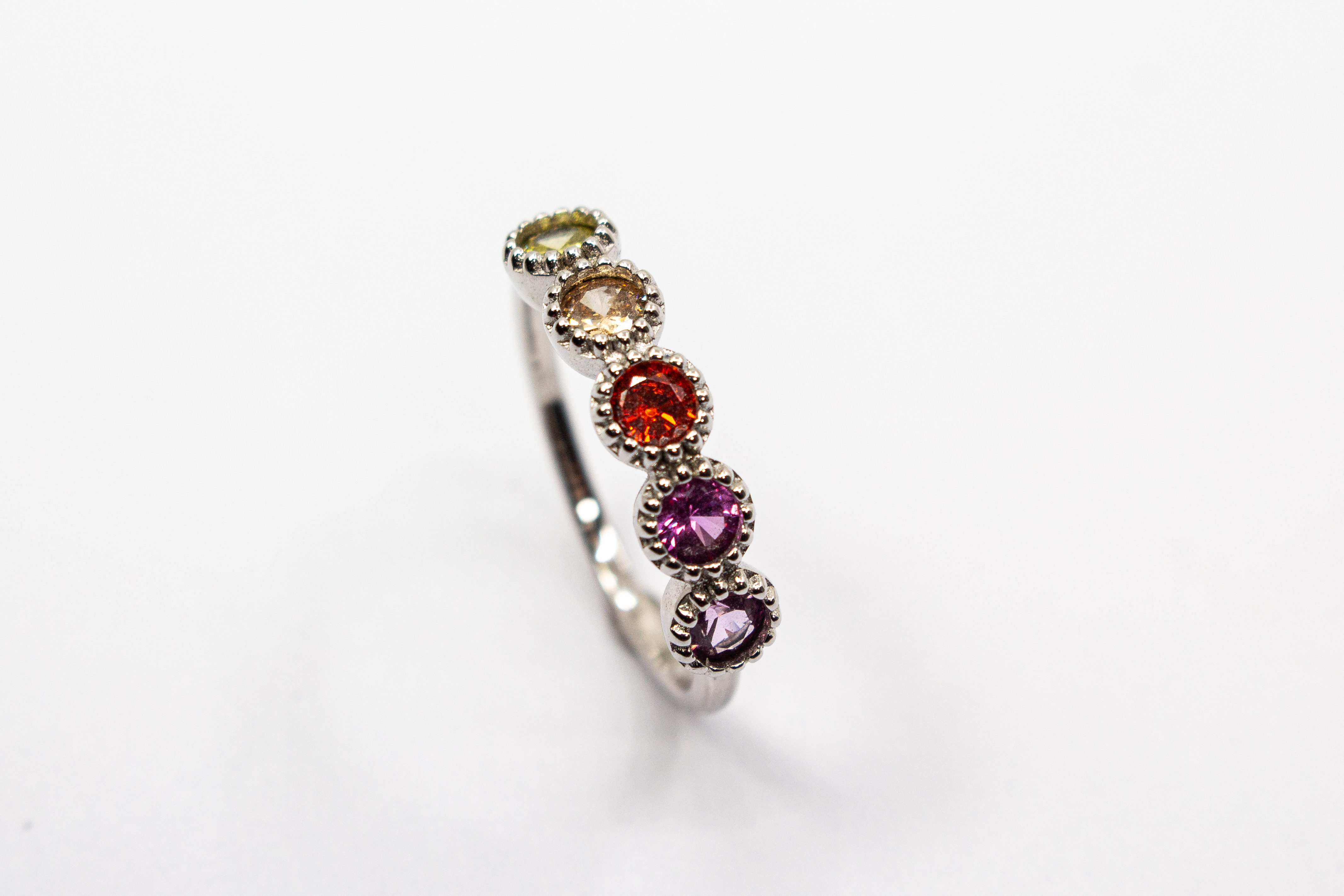 Ring Silber bunt