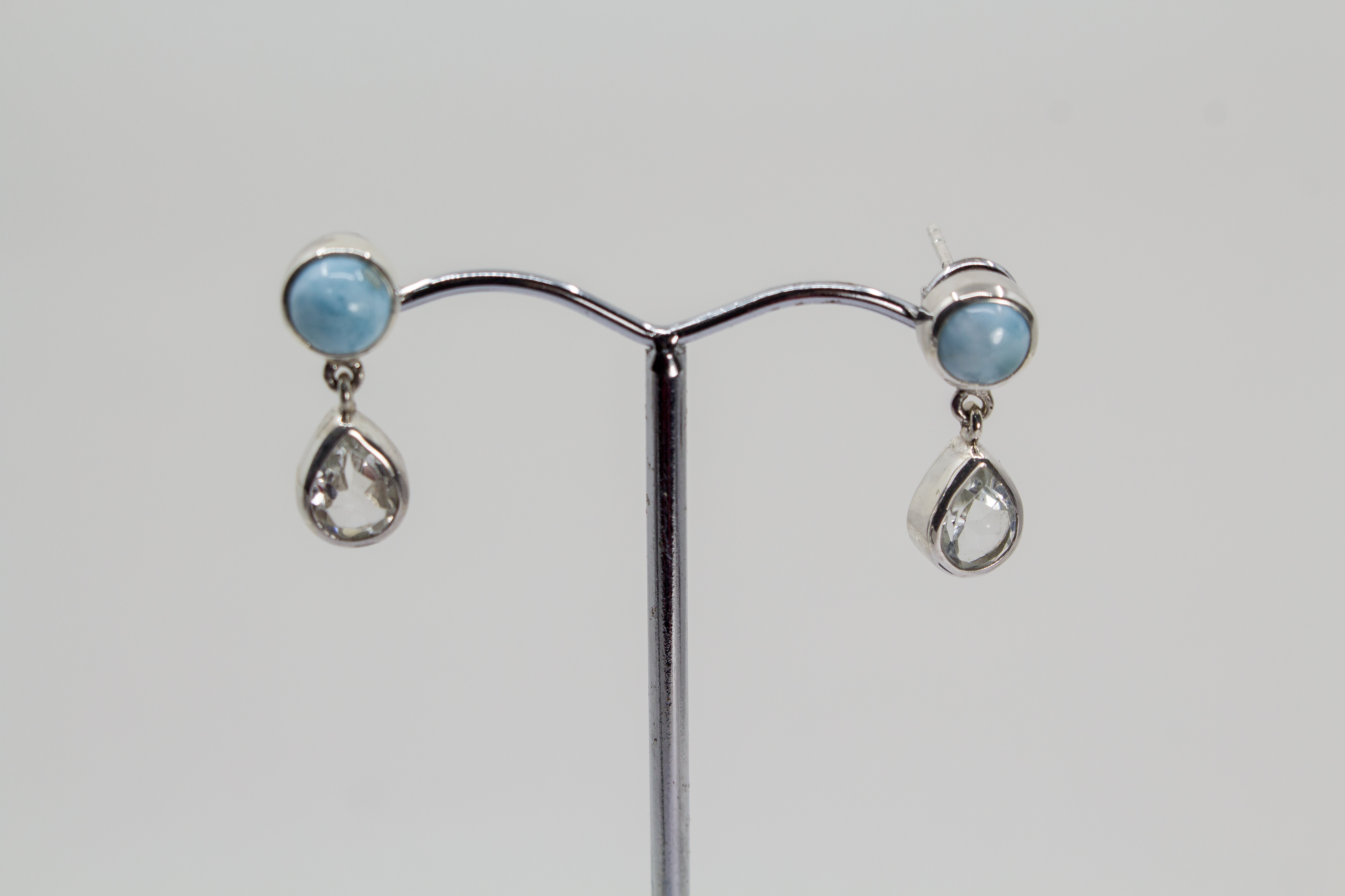 Ohrstecker Larimar Tropfen Ohrstecker Larimar Tropfen