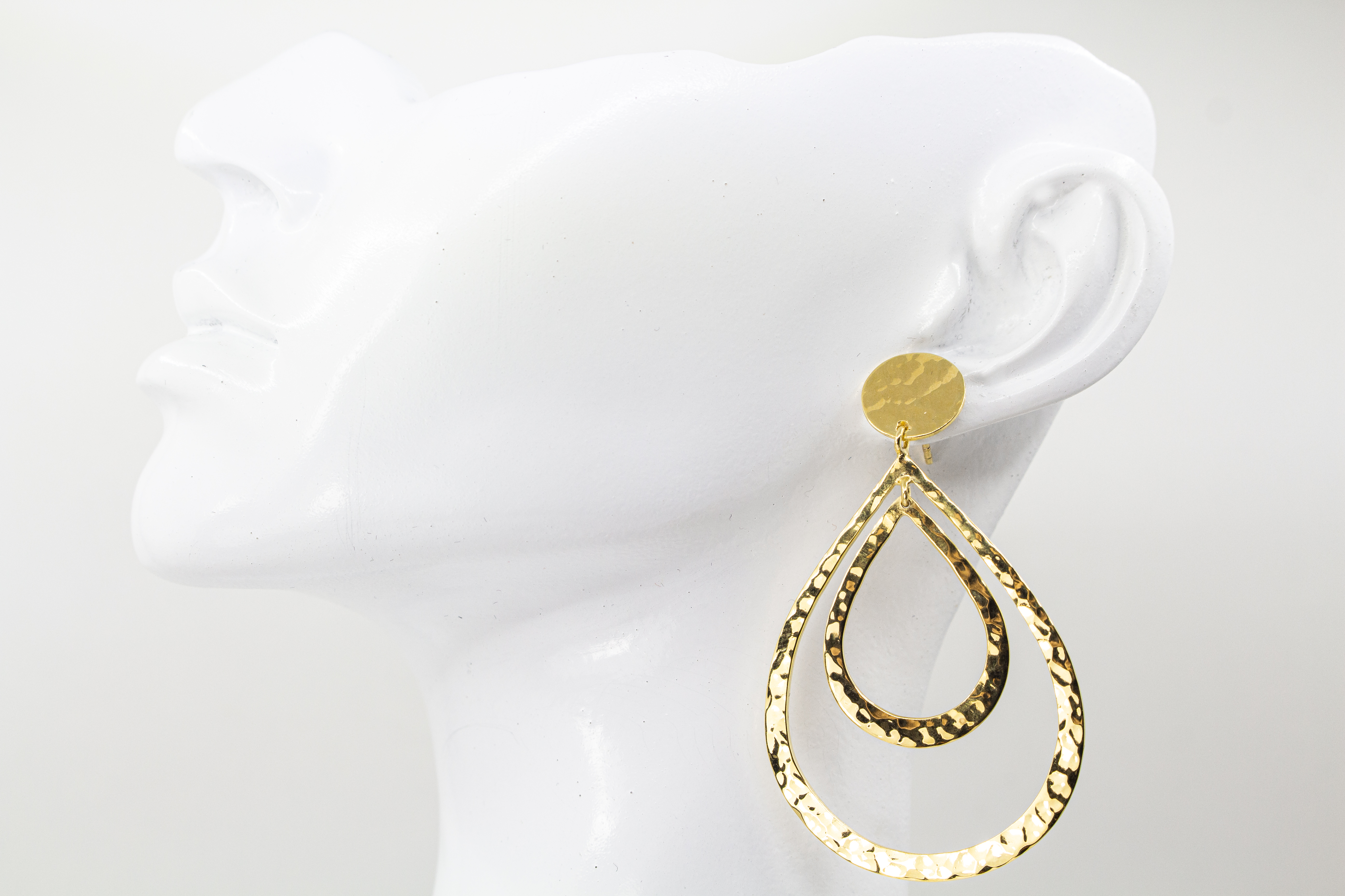 Teardrop Ohrstecker bestellen - vergoldete Ohrstecker bestellen