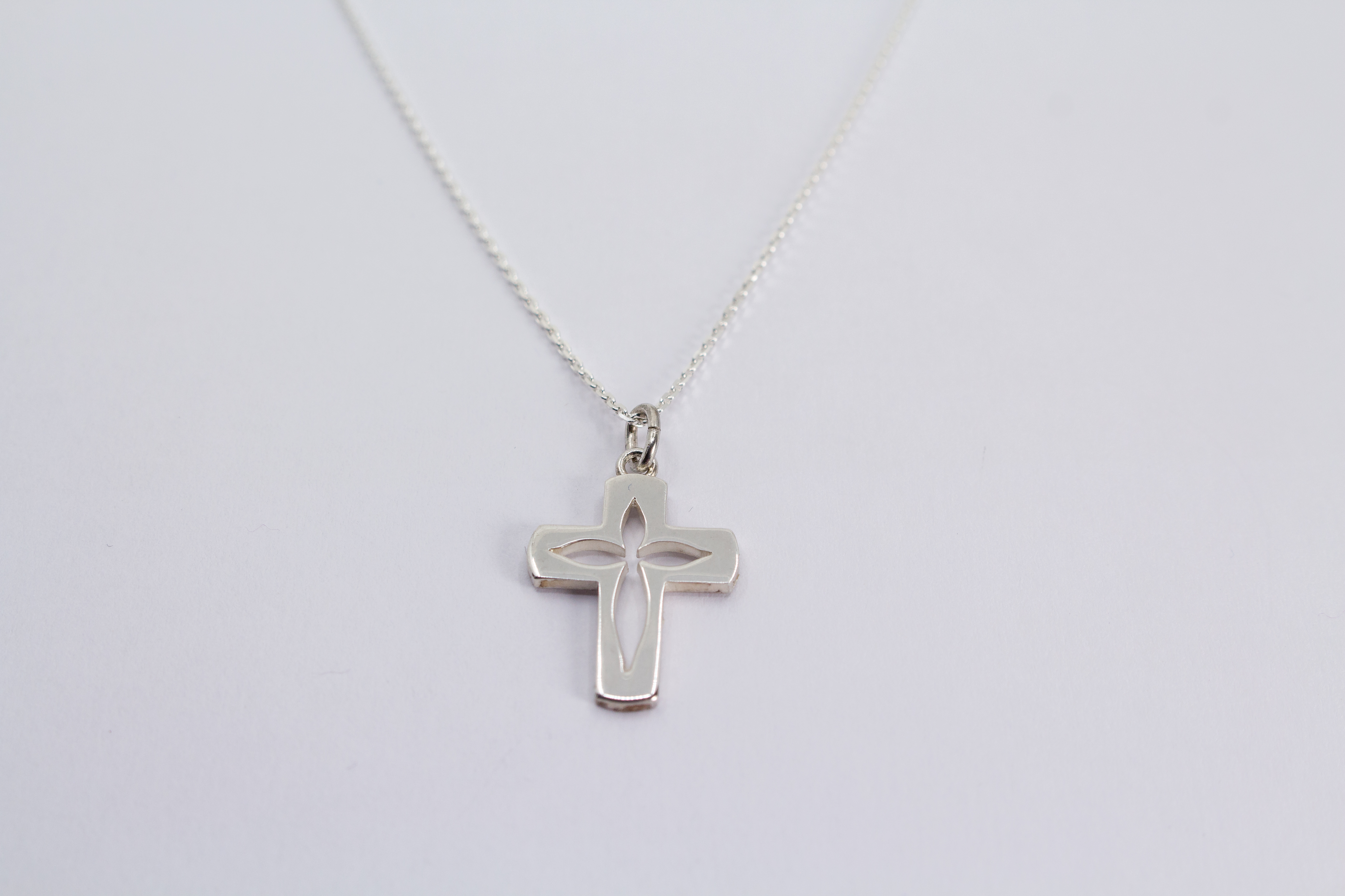 Kette Kreuz Blättchen Kette Kreuz Blättchen