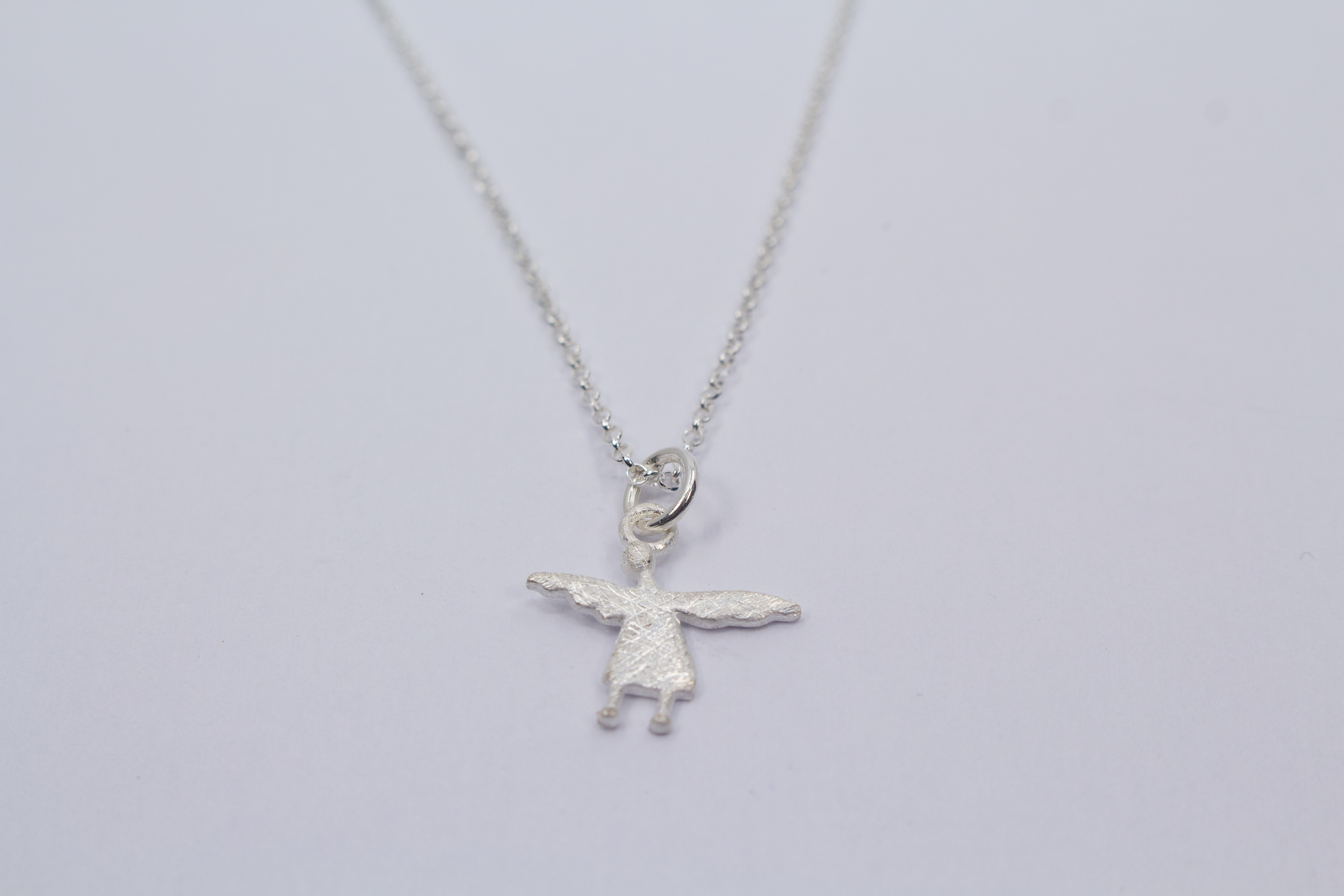 Silberkette mit Engelanhänger online kaufen