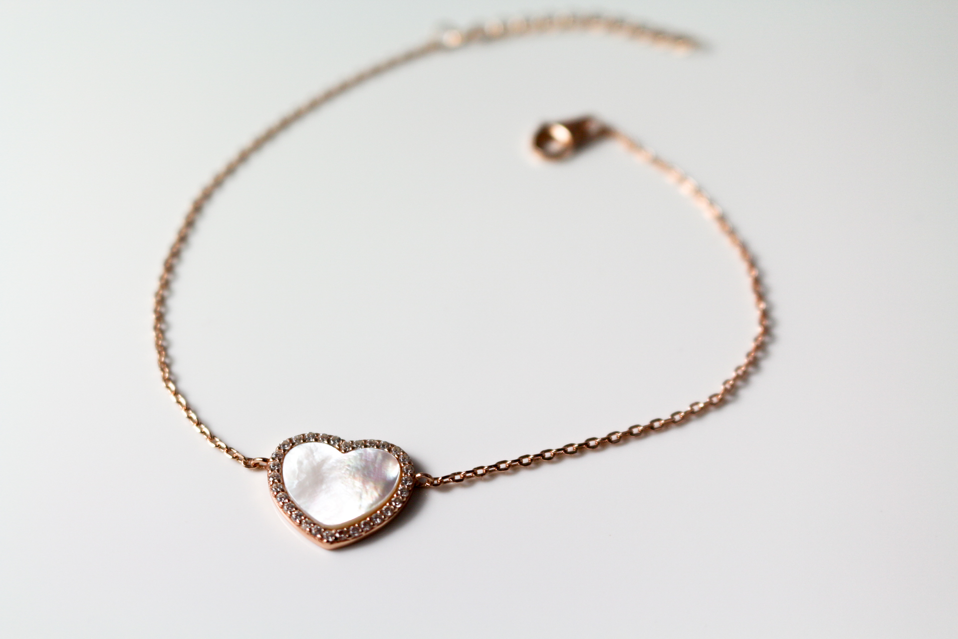 Schmuck-Simi-30-06-9286 Armband rosé Herz Perlmutt
