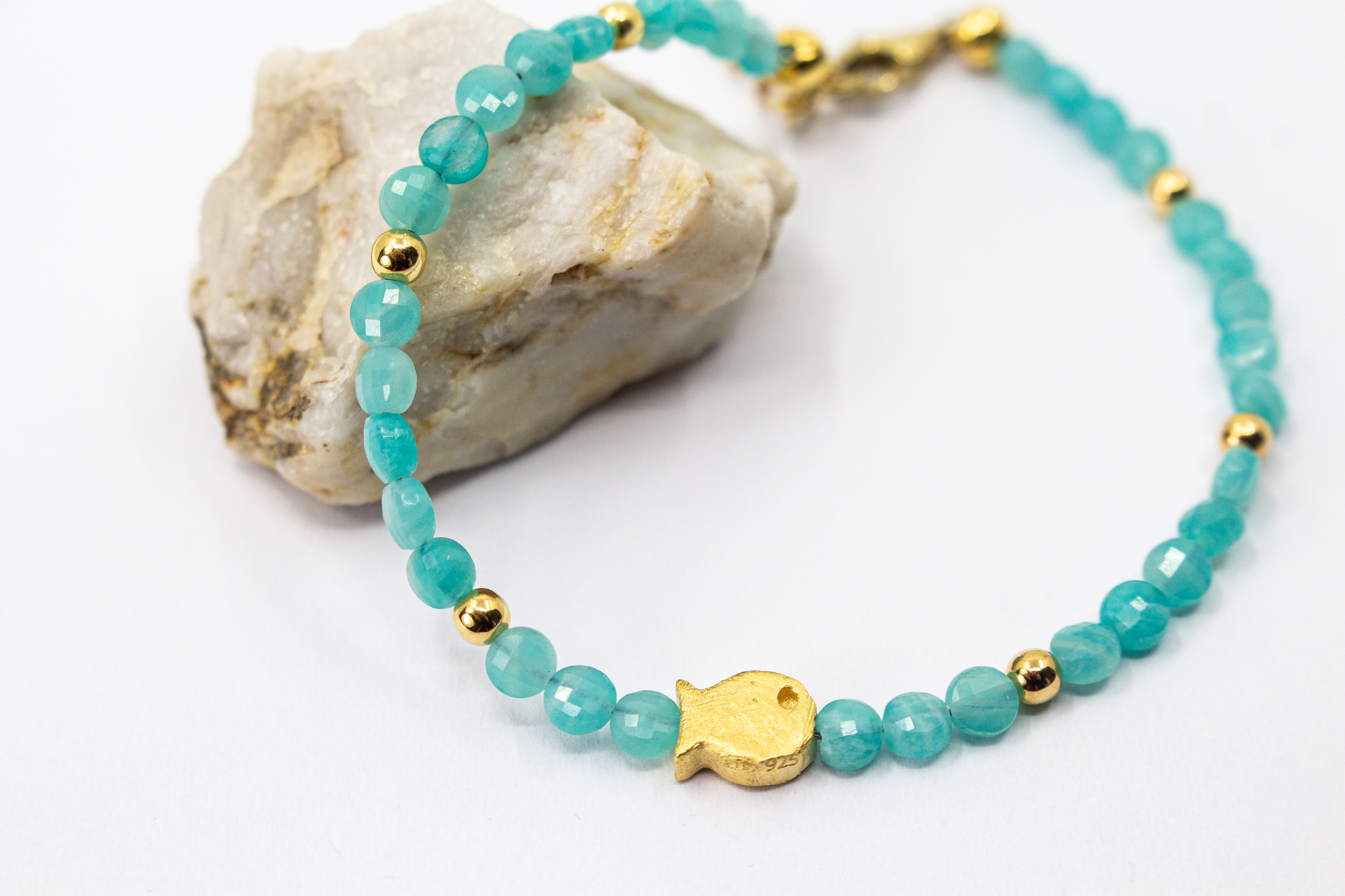 Aquamarinarmband bestellen - Taufschmuck, Konfirmationsschmuck, Kommunionsschmuck